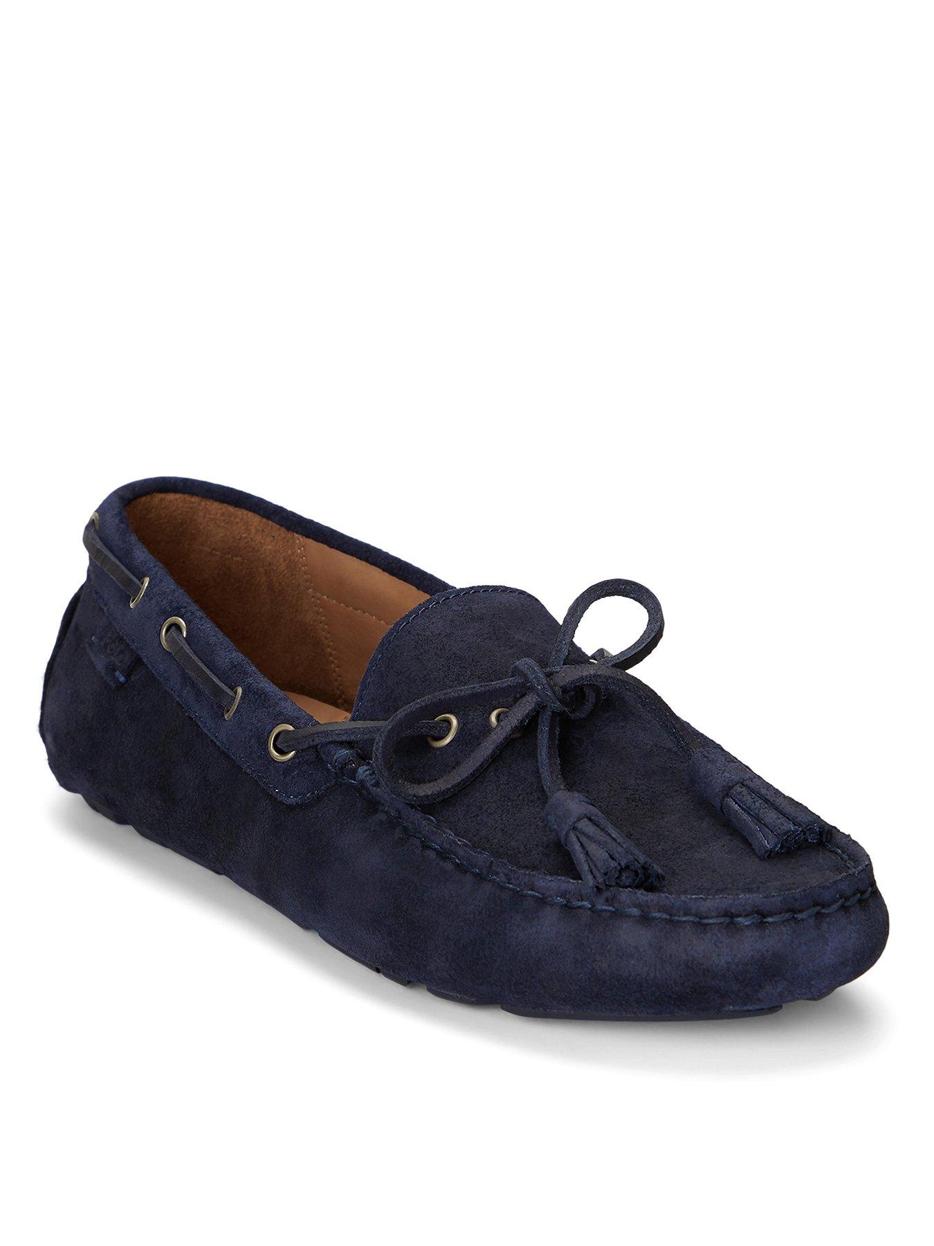  image of polo-ralph-lauren-anders-tie-suede-moccasins-navy