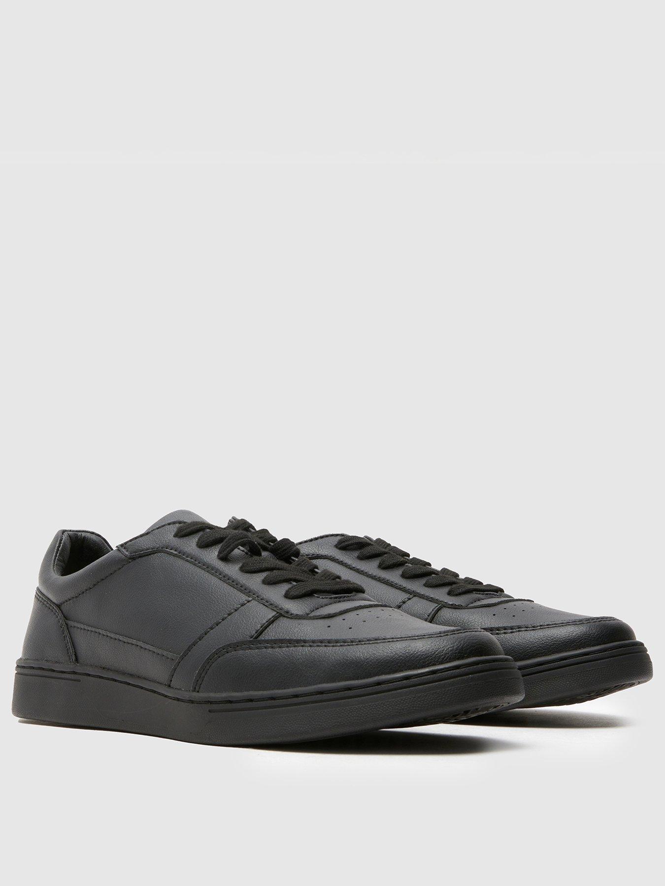 Image 2 of 4 of Schuh Welby Lace Up Trainers - Black