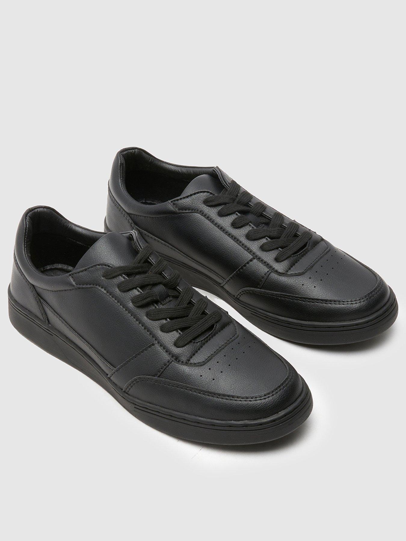 Image 3 of 4 of Schuh Welby Lace Up Trainers - Black