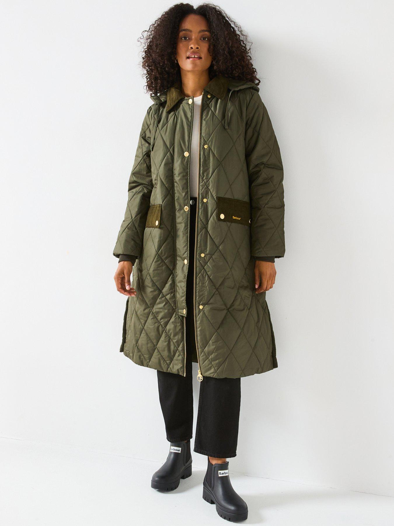undefined Meredith Quilted Jacket - Green