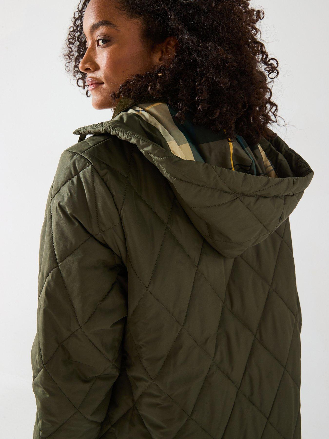 Image 2 of 6 of Barbour Meredith Quilted Jacket - Green