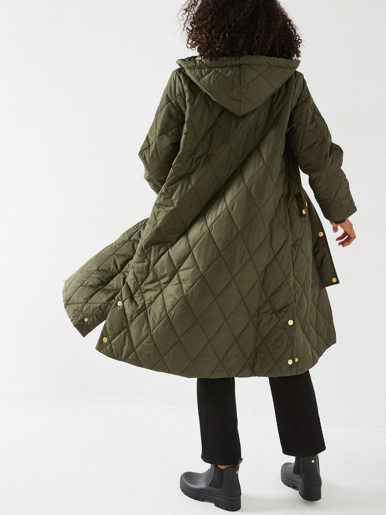 Image 3 of 6 of Barbour Meredith Quilted Jacket - Green