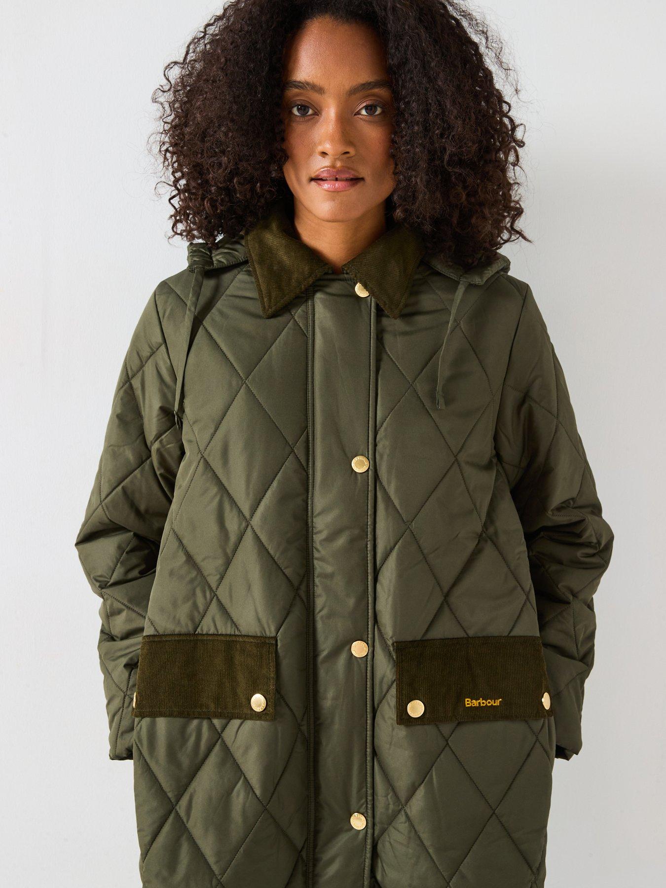 Image 4 of 6 of Barbour Meredith Quilted Jacket - Green