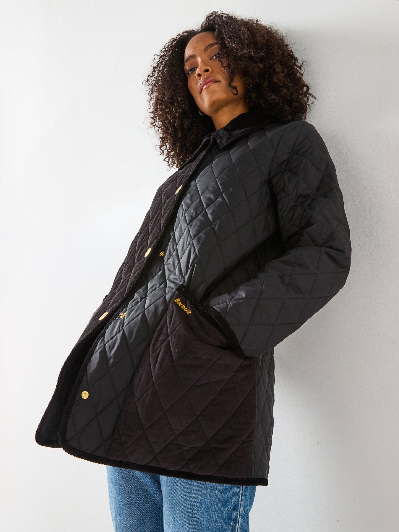 undefined Meryl Quilted Jacket - Black