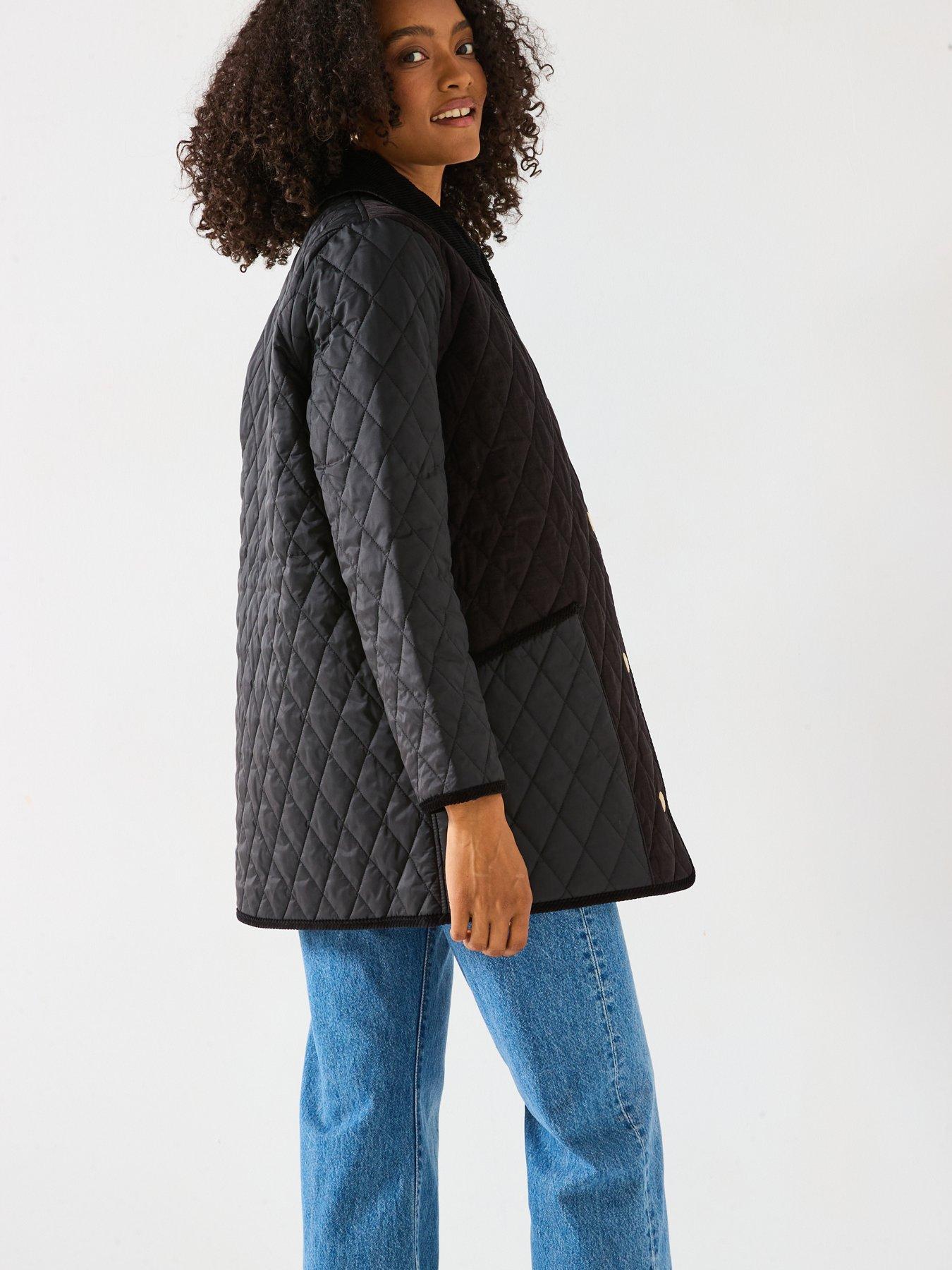 Image 2 of 6 of Barbour Meryl Quilted Jacket - Black
