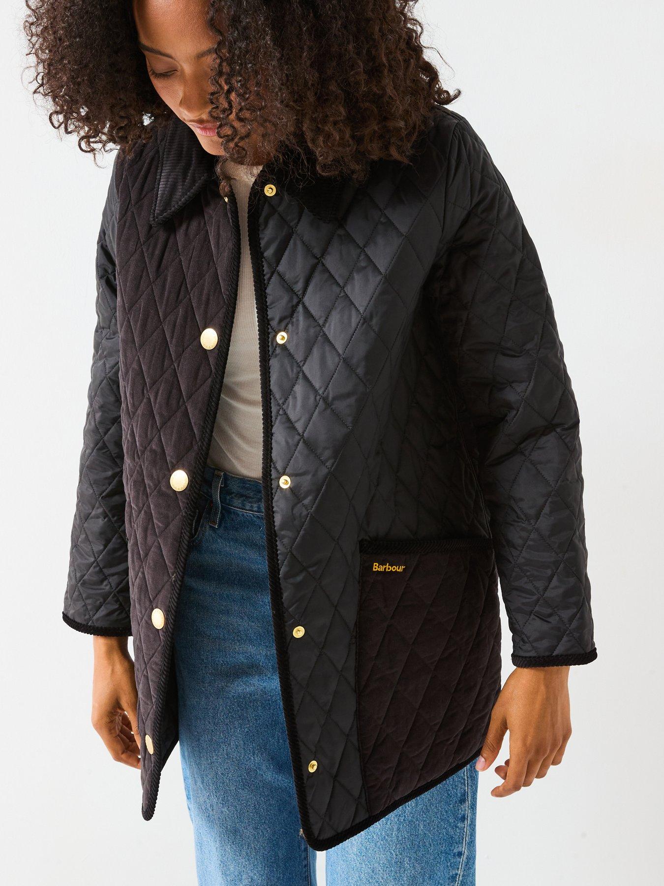 Image 4 of 6 of Barbour Meryl Quilted Jacket - Black