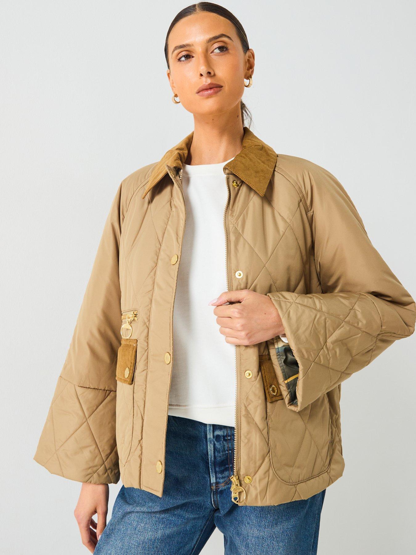 Image 5 of 6 of Barbour Martha Quilted Jacket - Beige