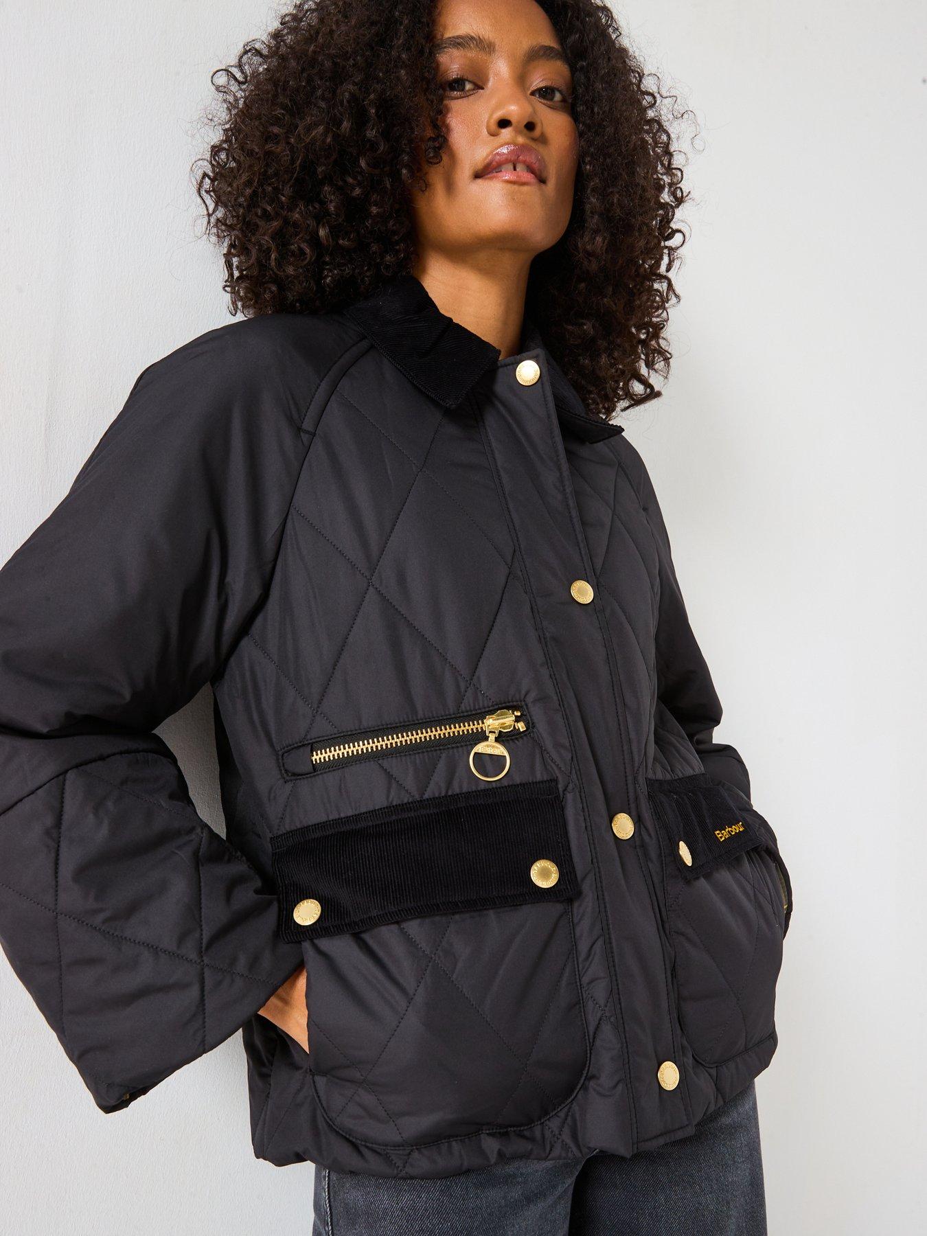 Image 5 of 6 of Barbour Martha Quilted Jacket - Black