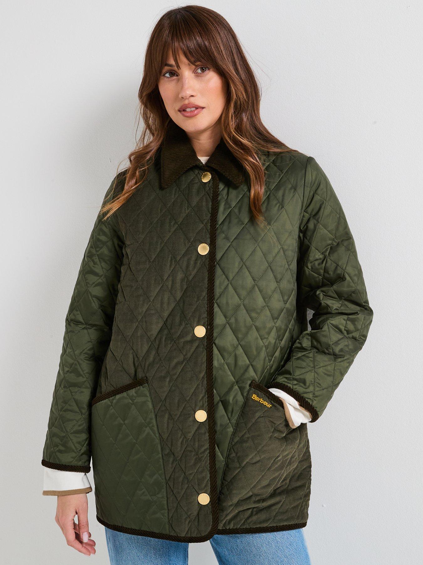Image 6 of 6 of Barbour Meryl Quilted Jacket - Green