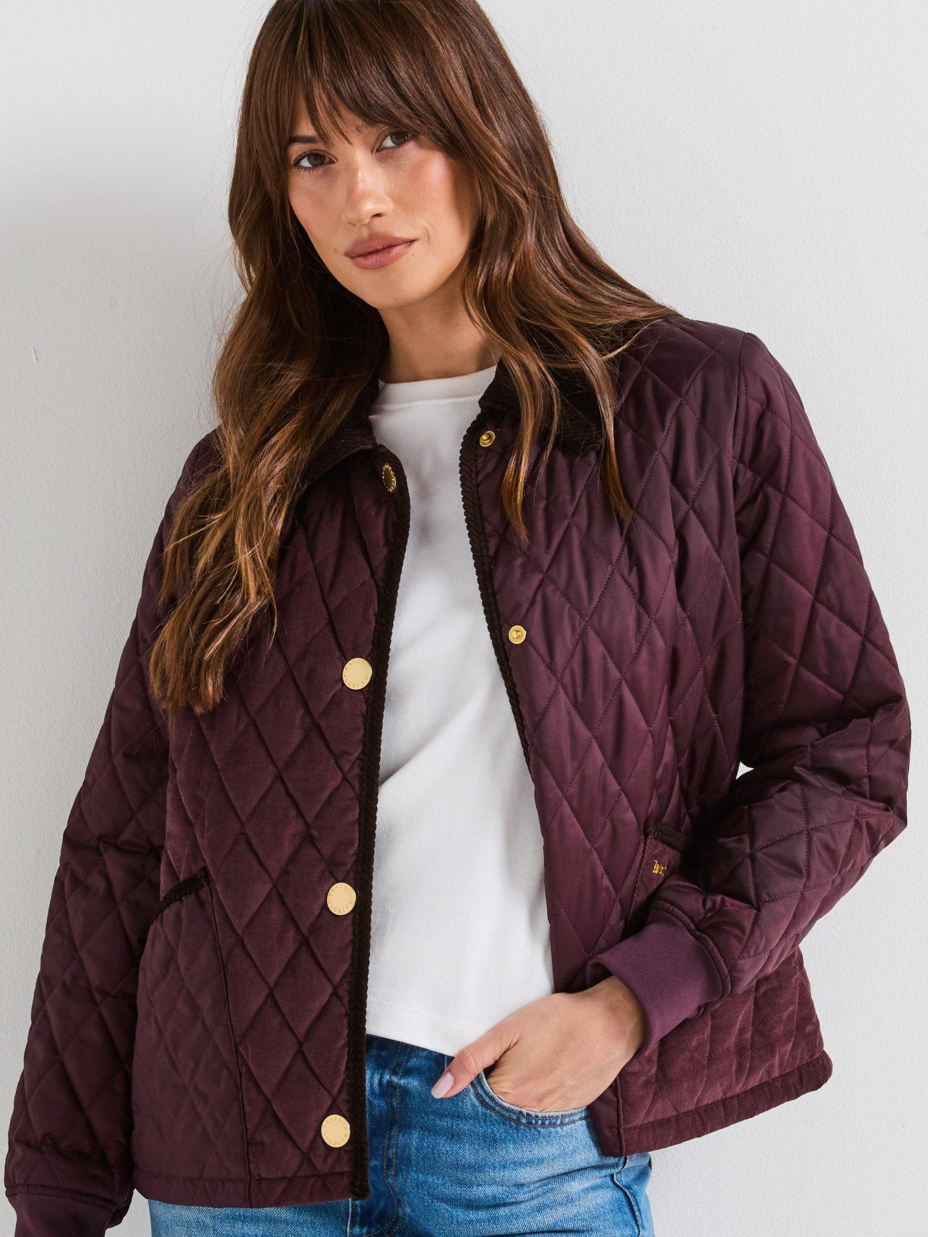  image of barbour-marla-quilted-jacket-red