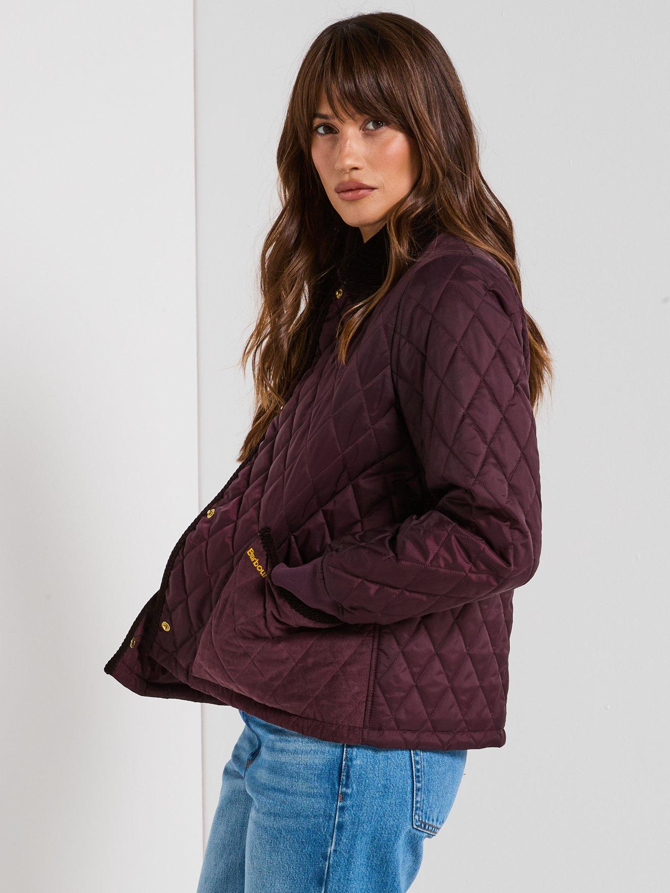 Image 6 of 6 of Barbour Marla Quilted Jacket - Red
