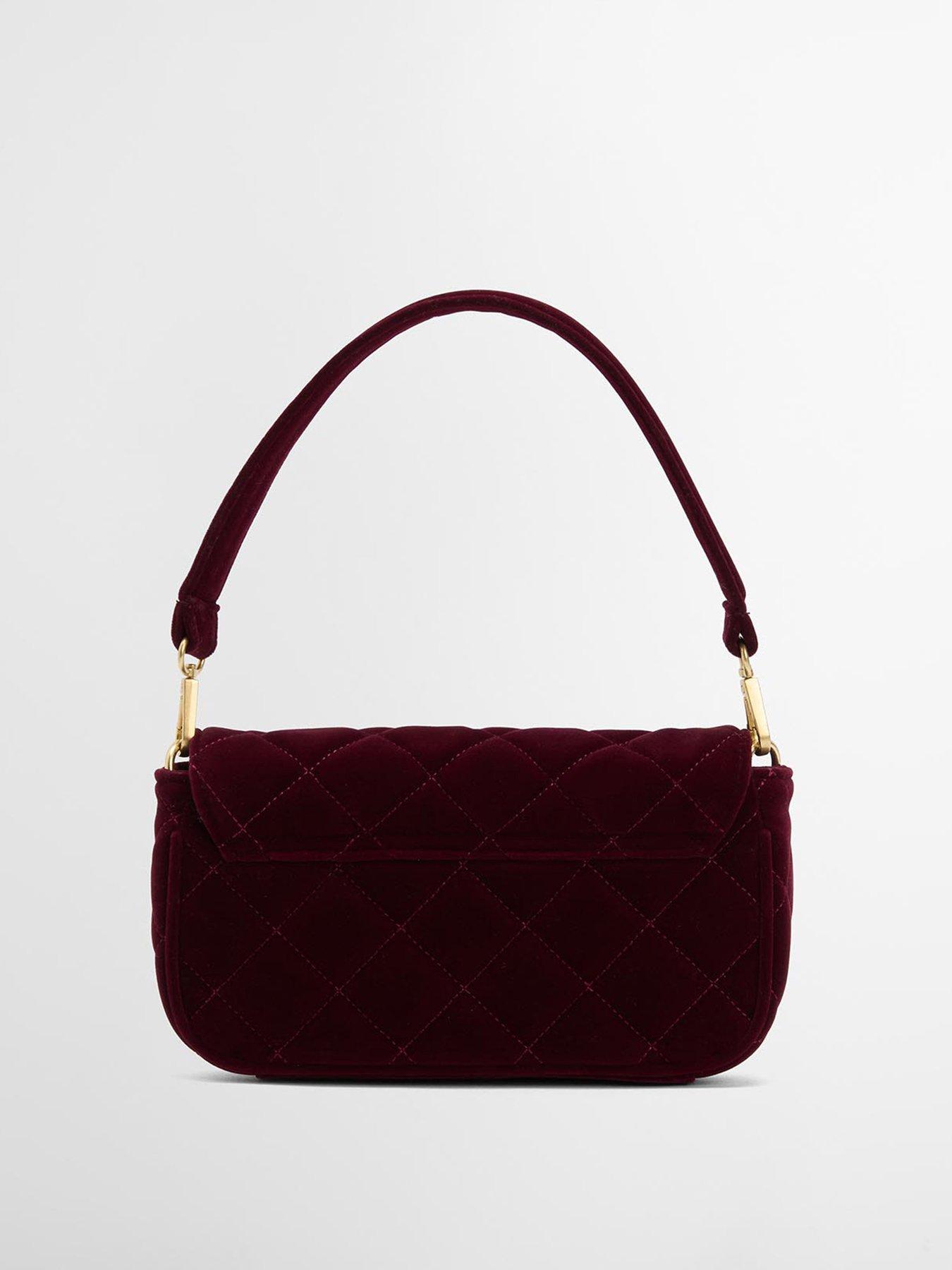  image of barbour-international-bintl-quilted-mini-soho-crossbody-bag-red