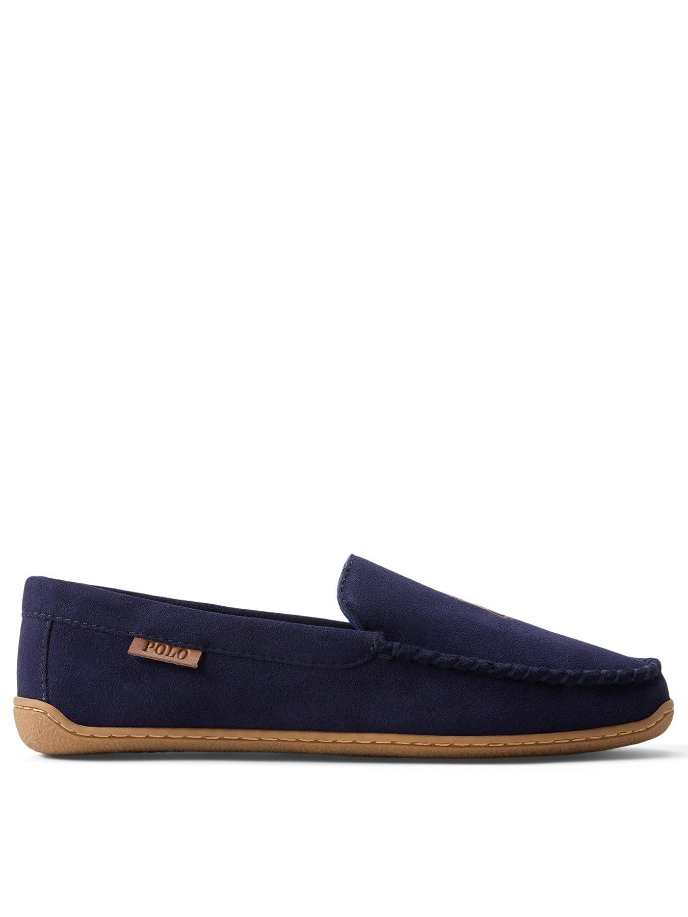 Polo Ralph Lauren Brenan Suede Slippers - Navy