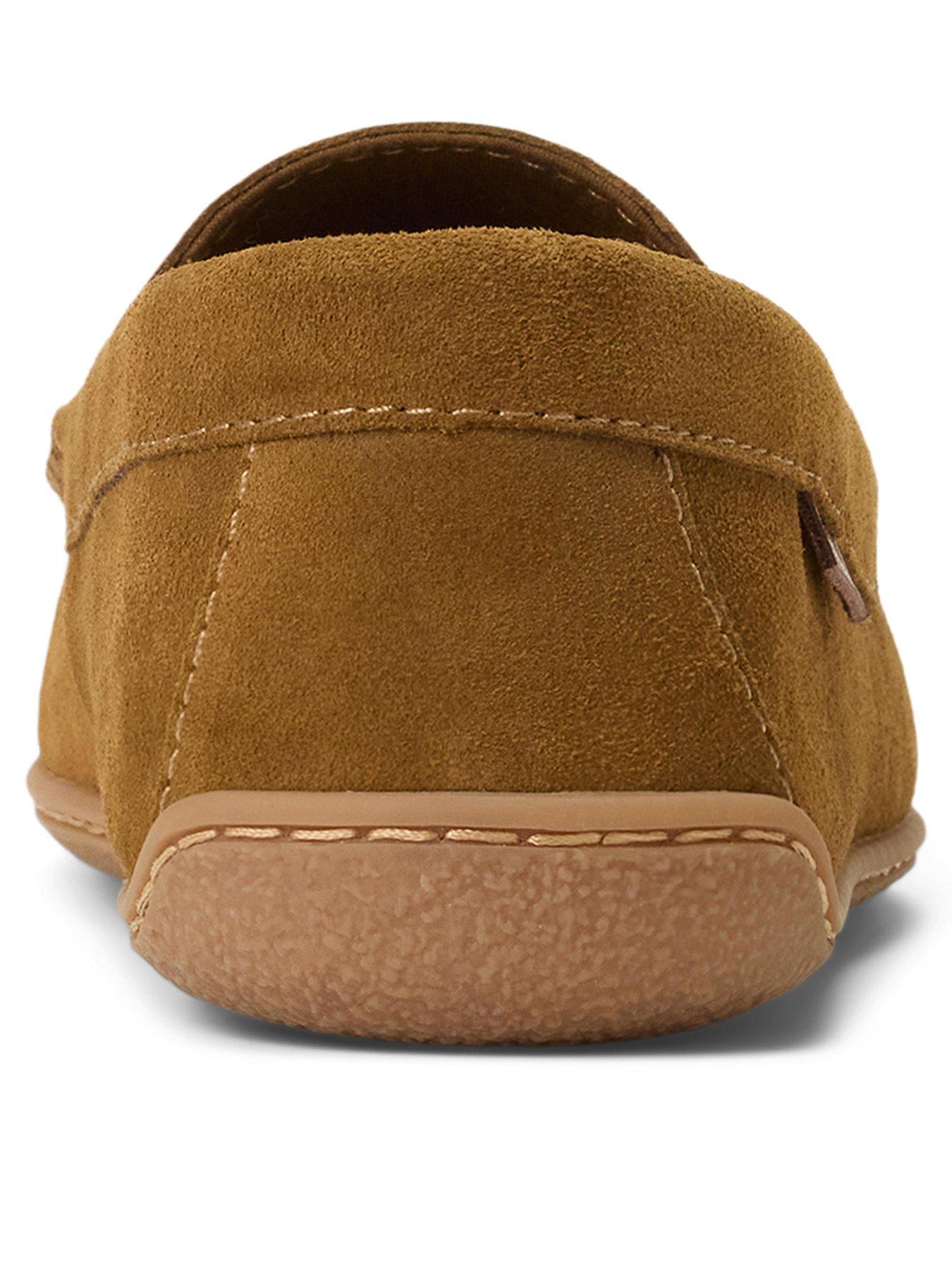  image of polo-ralph-lauren-brenan-suede-slippers-brown