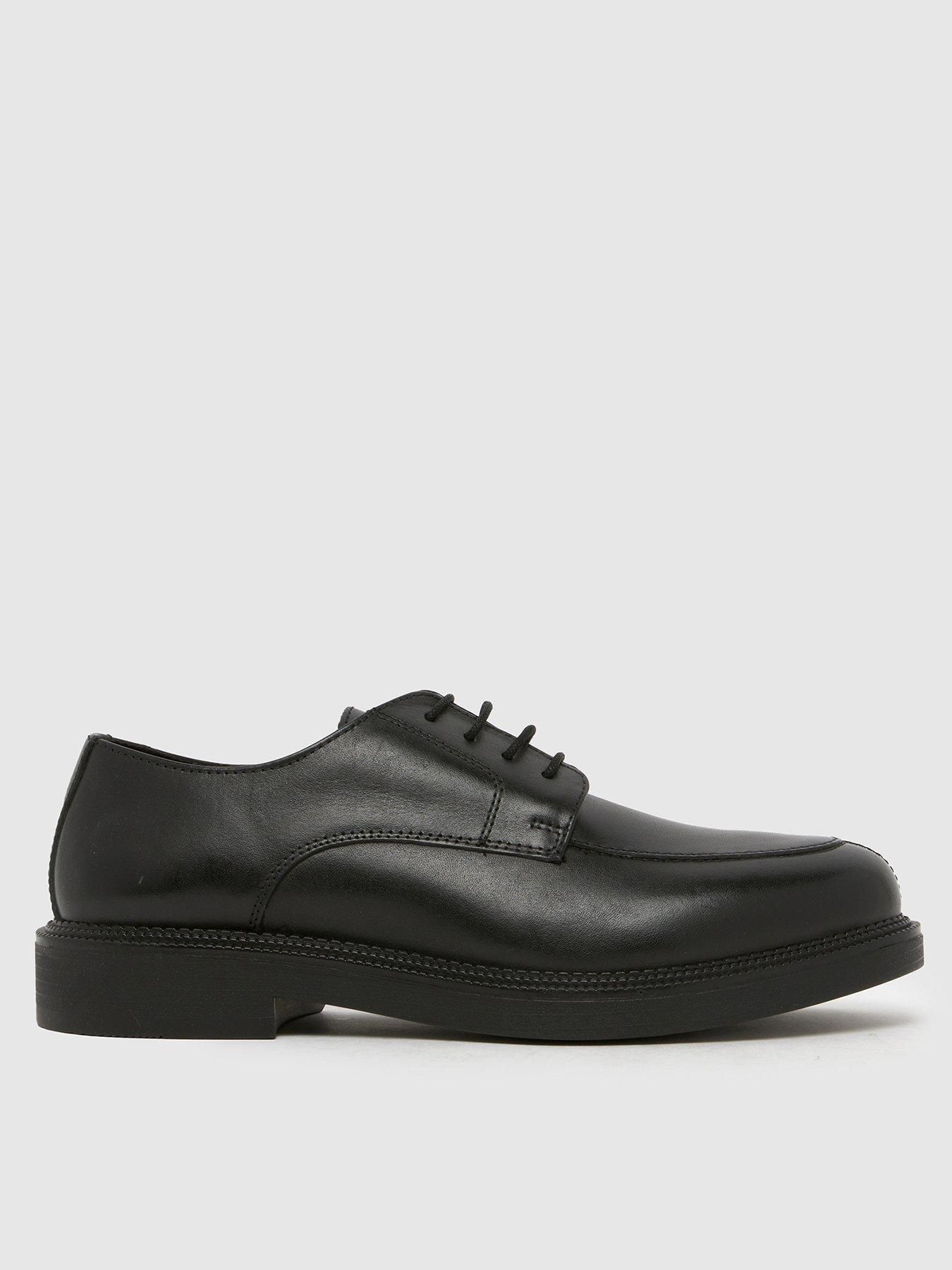 Schuh Mario Apron Lace Up Formal Shoe - Black