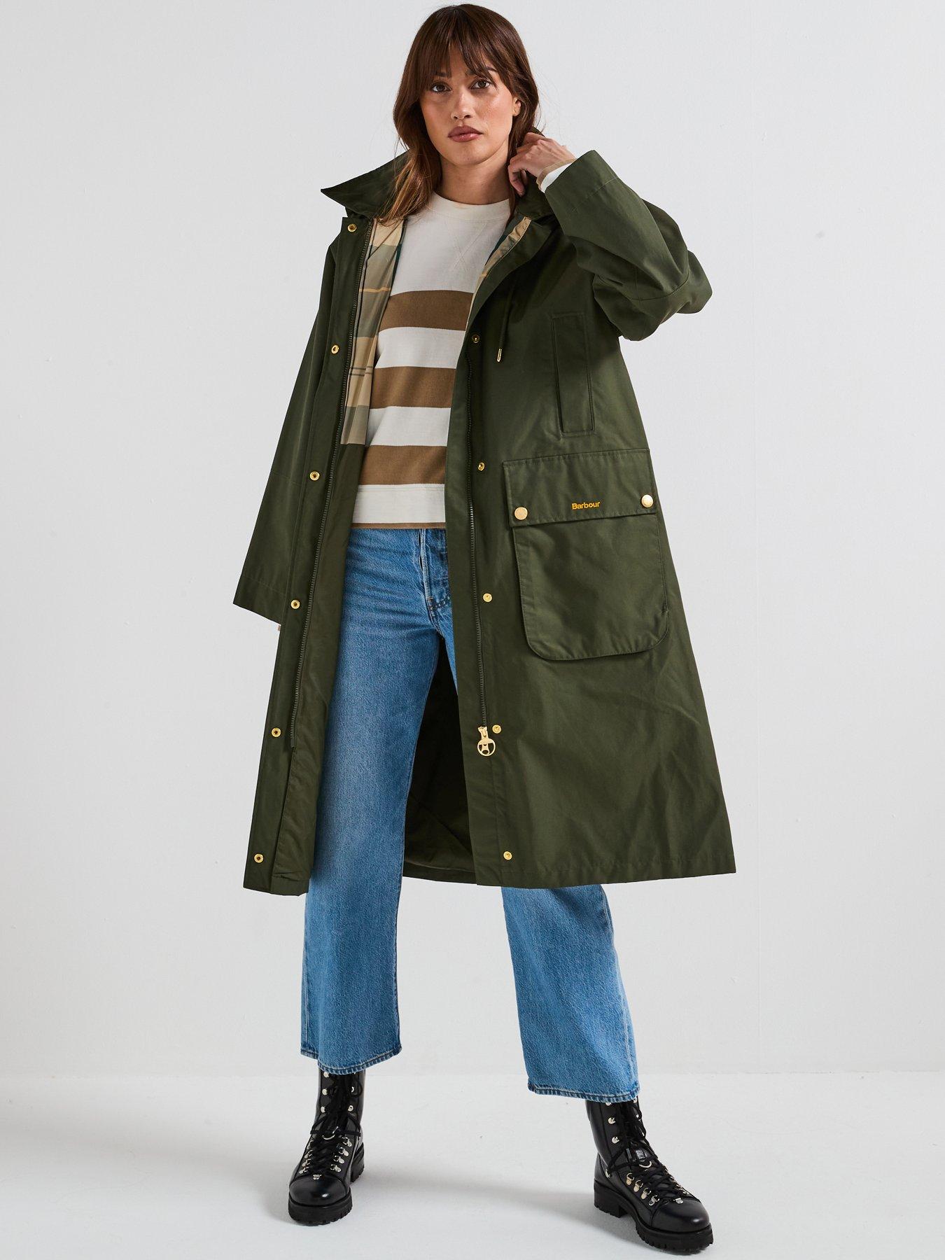 Image 1 of 6 of Barbour Maude Waterproof Jacket - Green