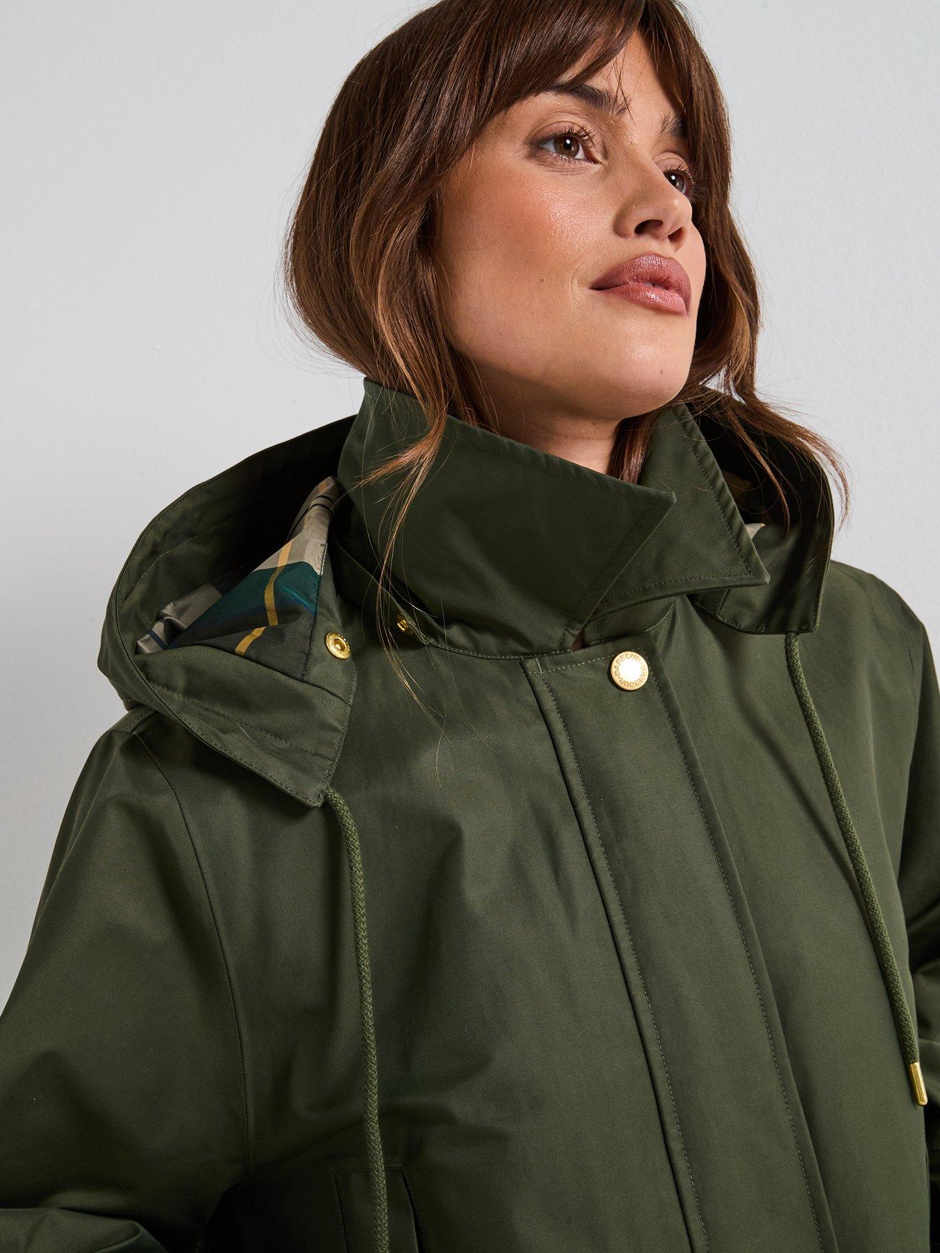 Image 4 of 6 of Barbour Maude Waterproof Jacket - Green