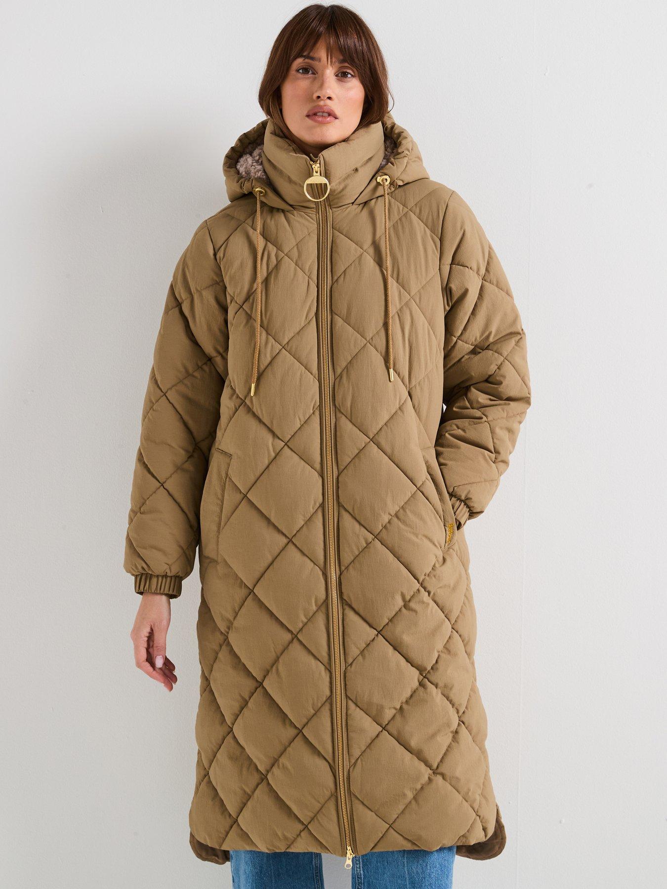 Barbour Kirkton Puffer Jacket - Beige
