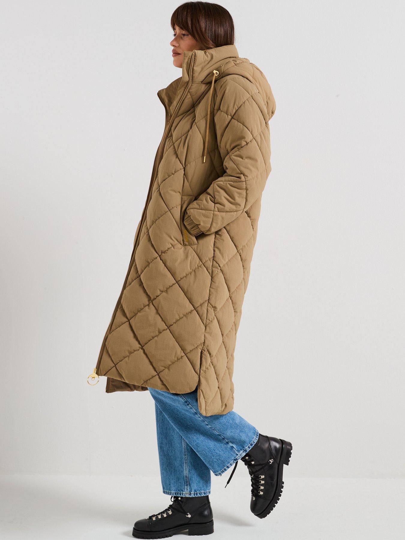  image of barbour-kirkton-puffer-jacket-beige