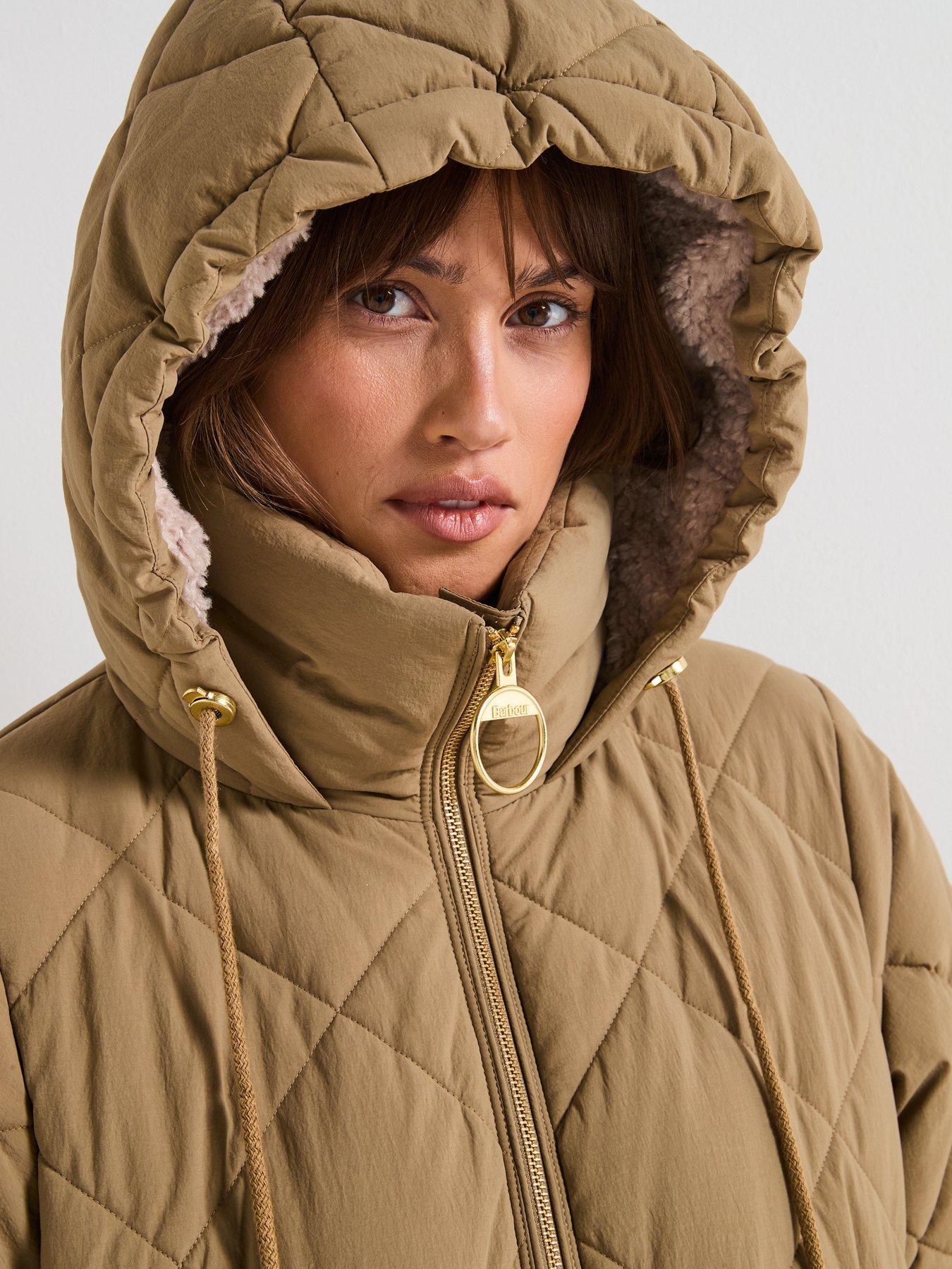  image of barbour-kirkton-puffer-jacket-beige