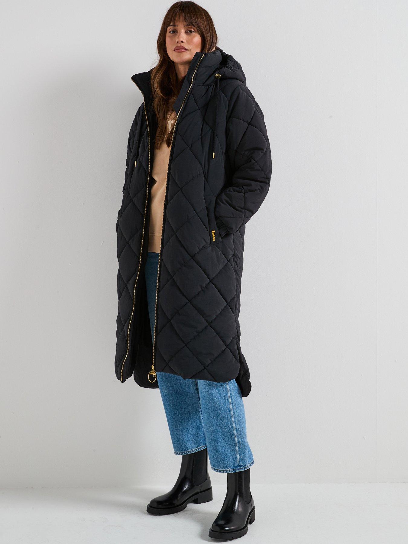  image of barbour-kirkton-puffer-jacket-black