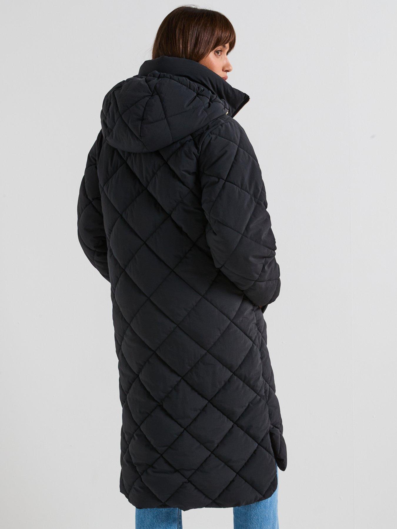  image of barbour-kirkton-puffer-jacket-black