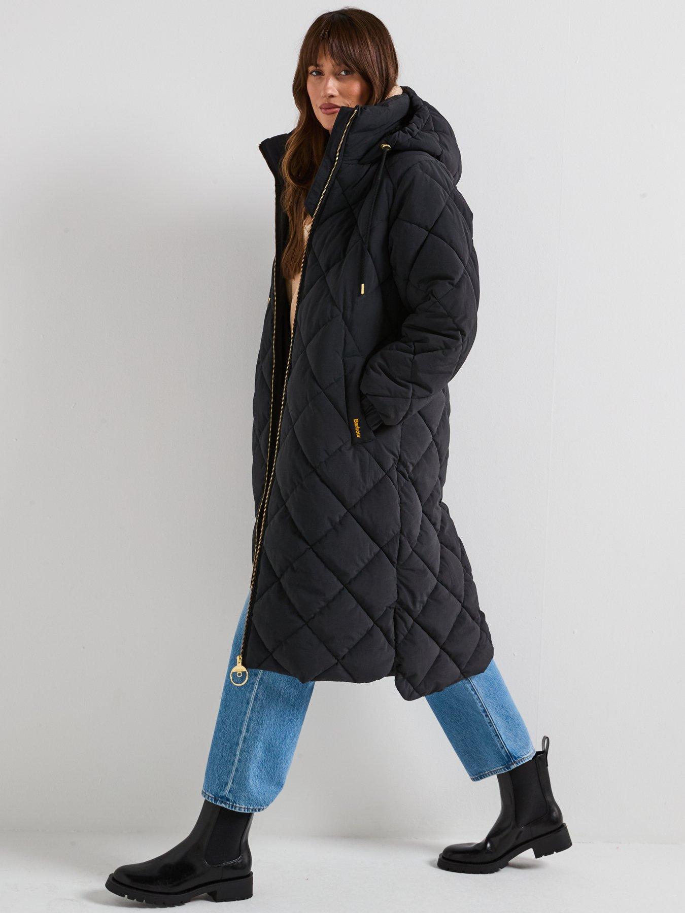  image of barbour-kirkton-puffer-jacket-black