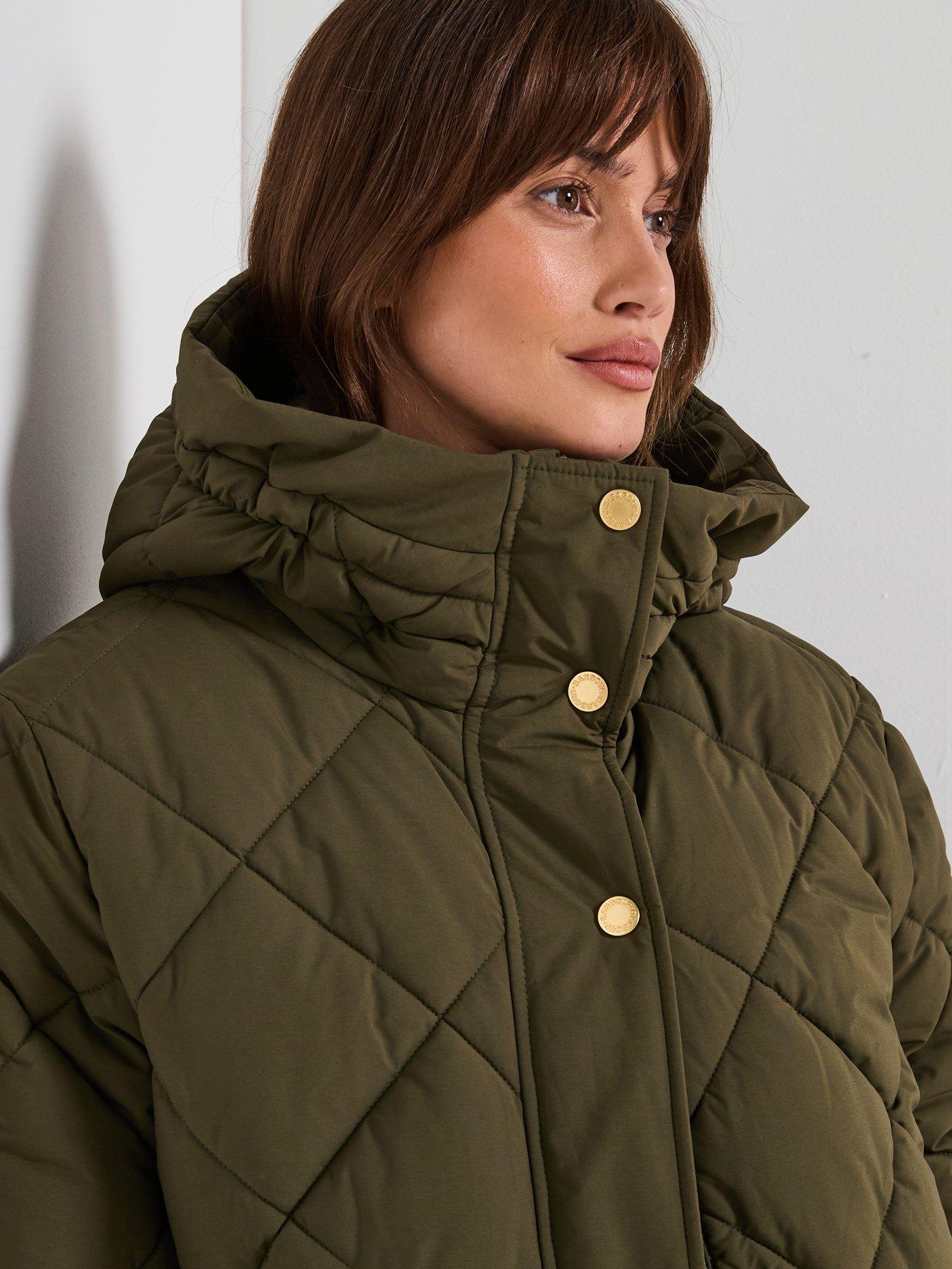  image of barbour-kailyn-puffer-jacket-green
