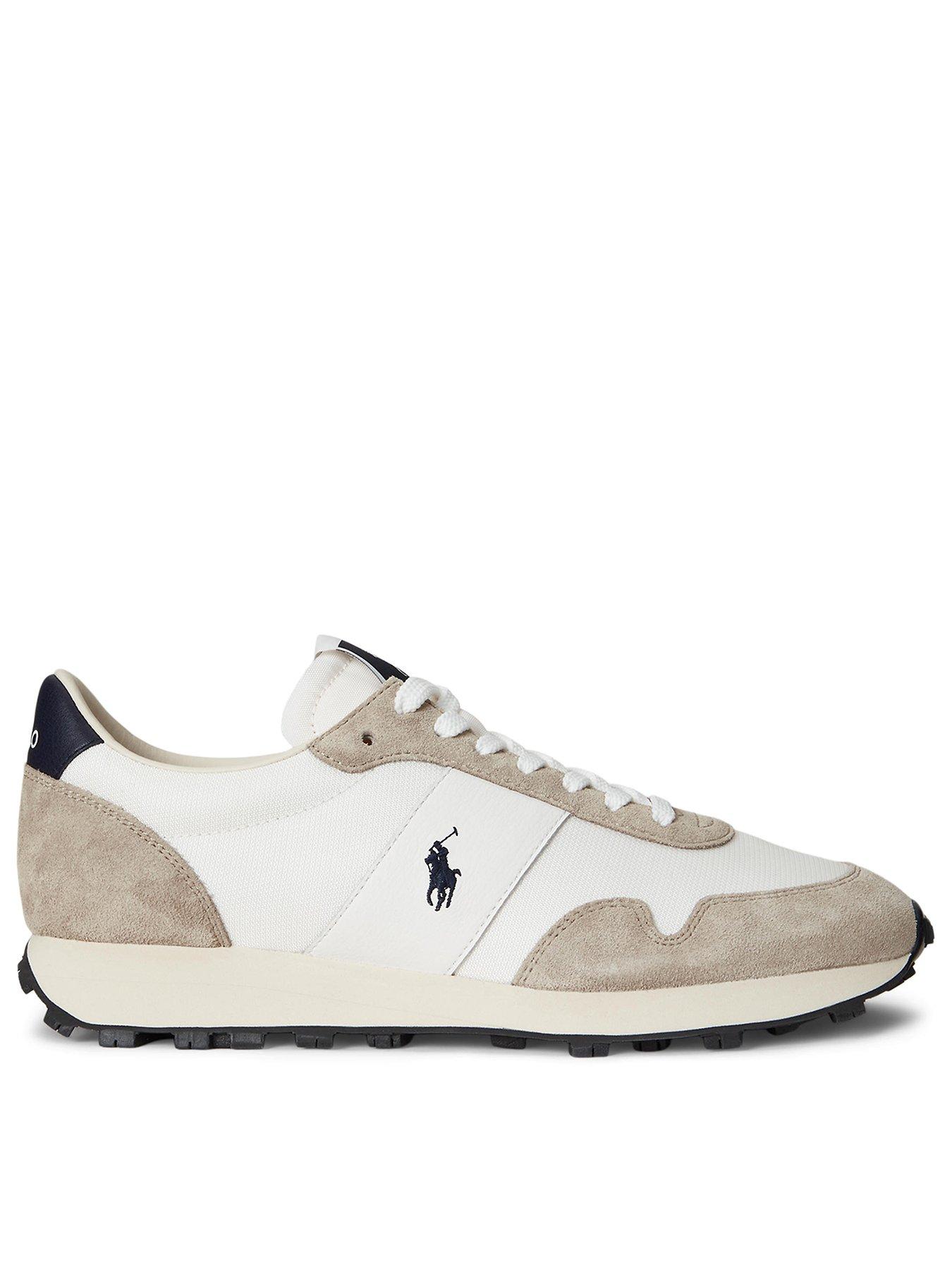 Polo Ralph Lauren Trail 125 Suede/Mesh Runners - Light Natural