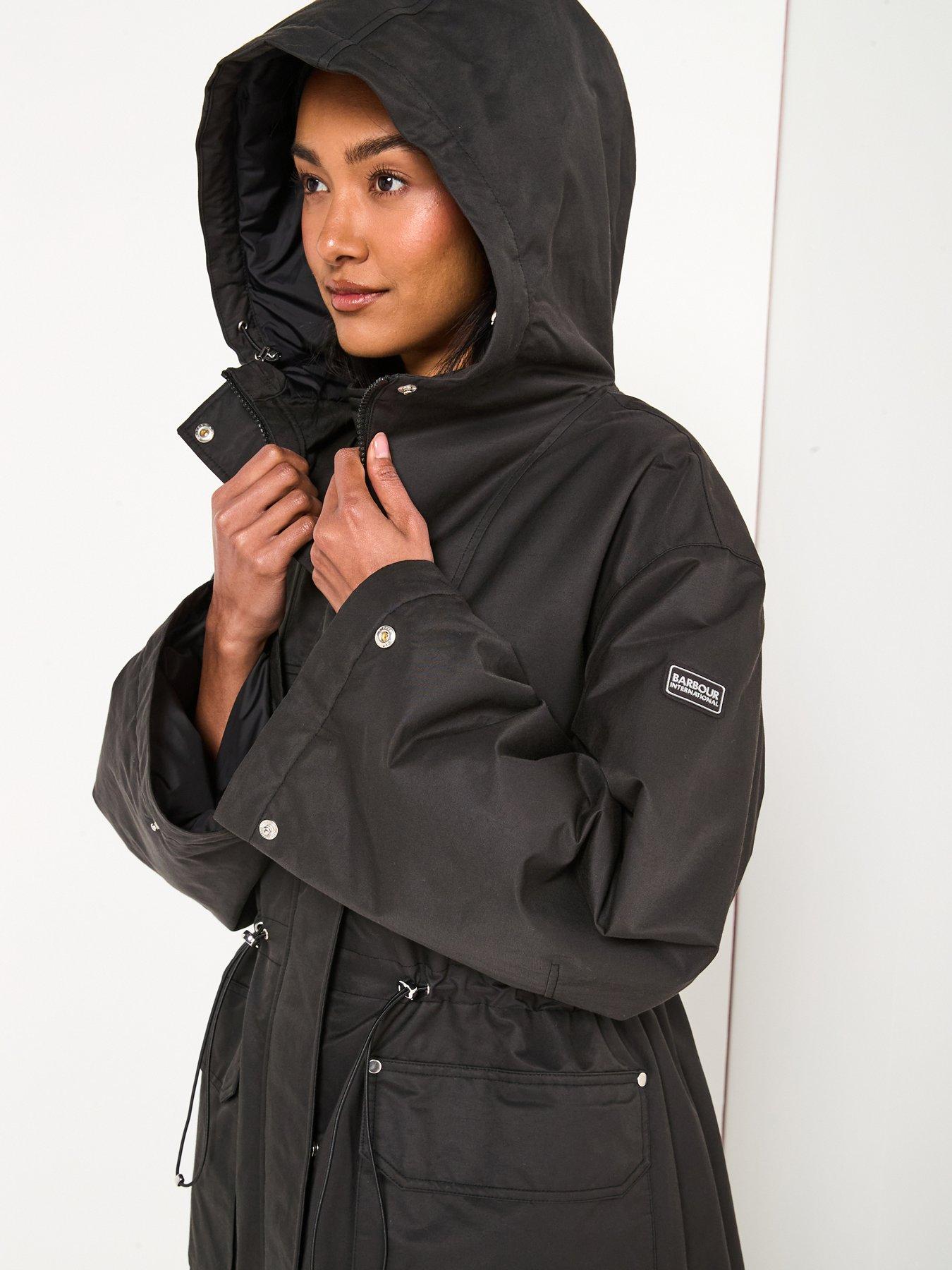 Image 1 of 6 of Barbour International B.intl Gabriella Showerproof Jacket - Black