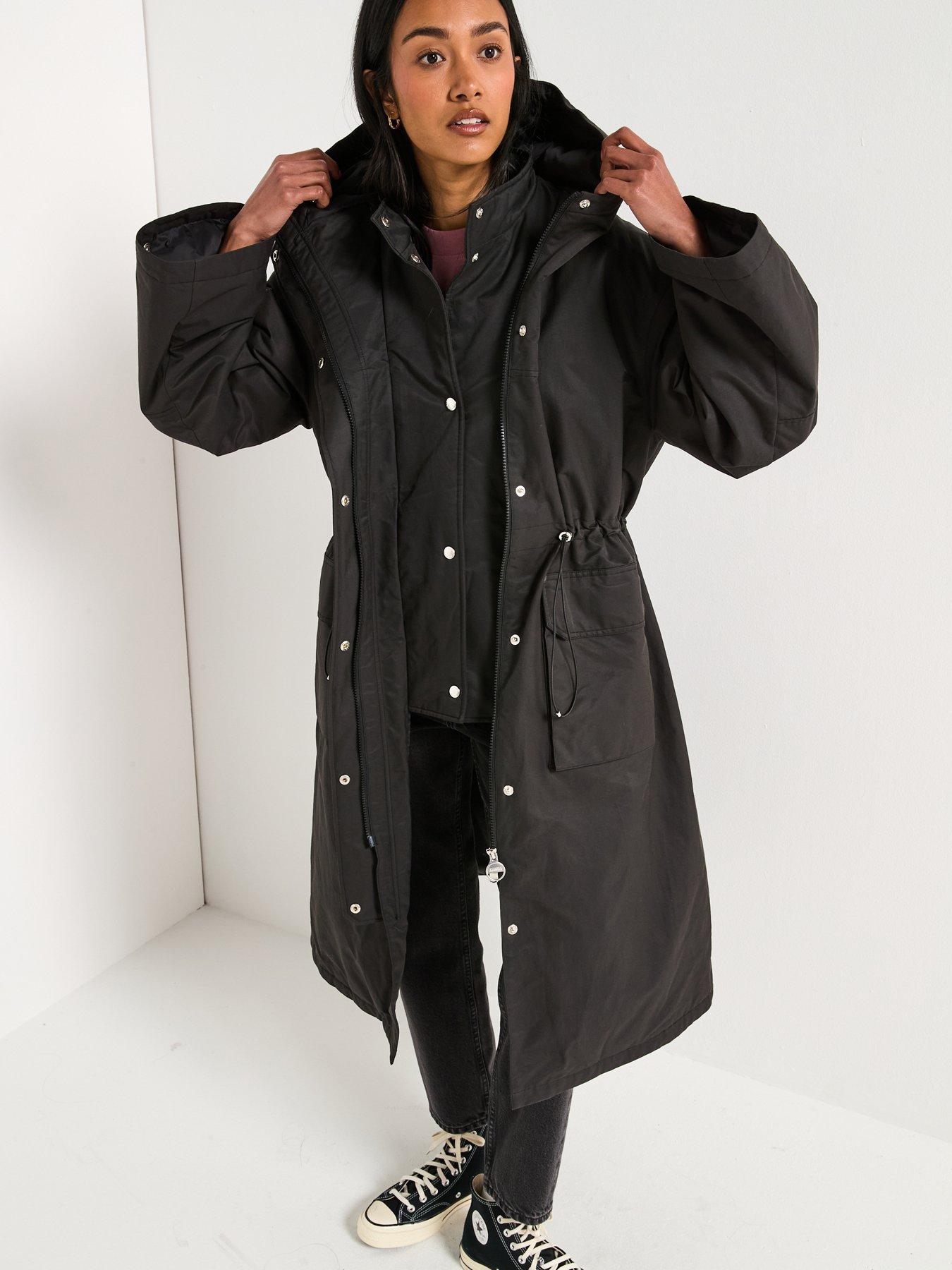  image of barbour-international-gabriella-showerproof-jacket-black