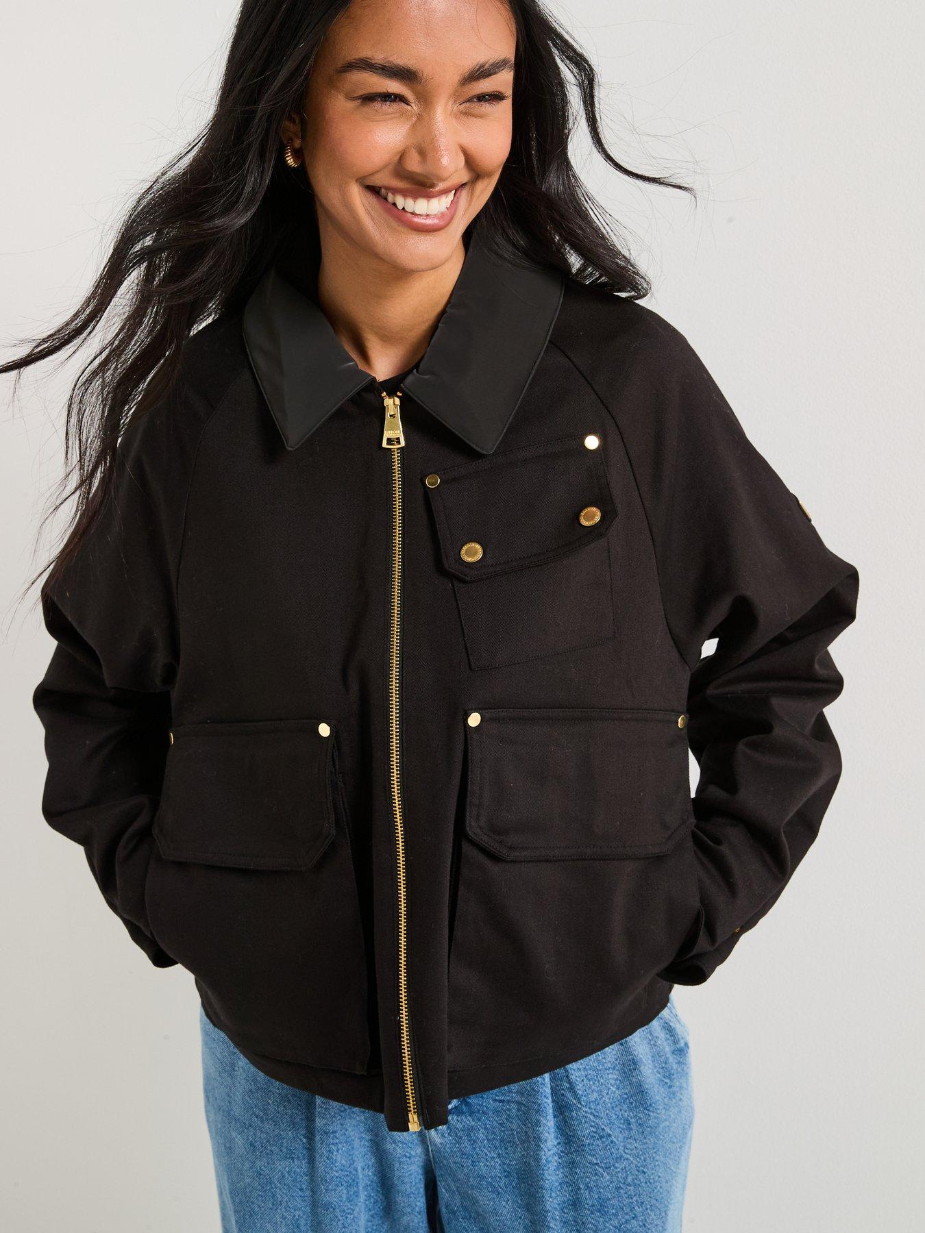 Image 4 of 5 of Barbour International Warlock Casual Jacket - Black