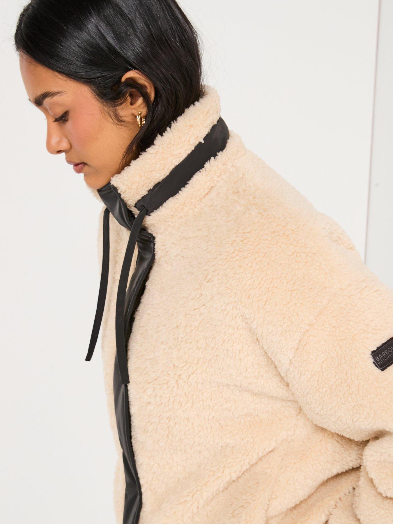 Image 4 of 6 of Barbour International B.Intl Palma Fleece - White