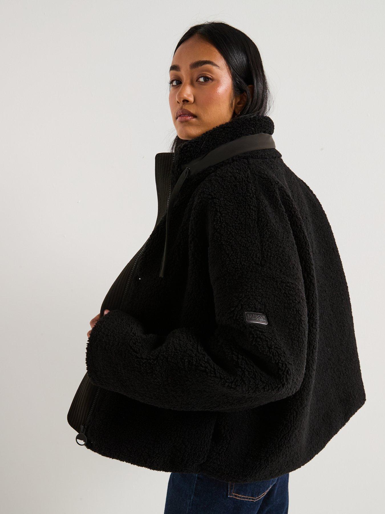 Image 6 of 6 of Barbour International B.Intl Palma Fleece - Black