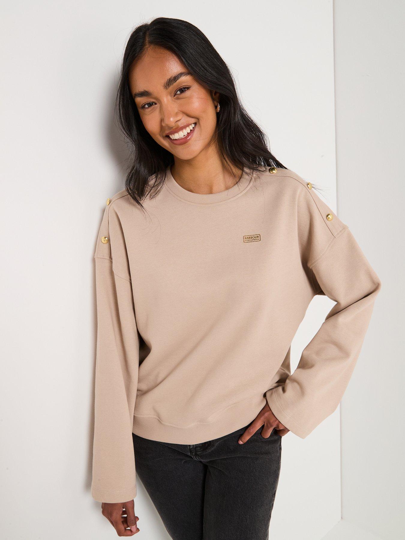 Image 6 of 6 of Barbour International Juliana Sweatshirt - Beige