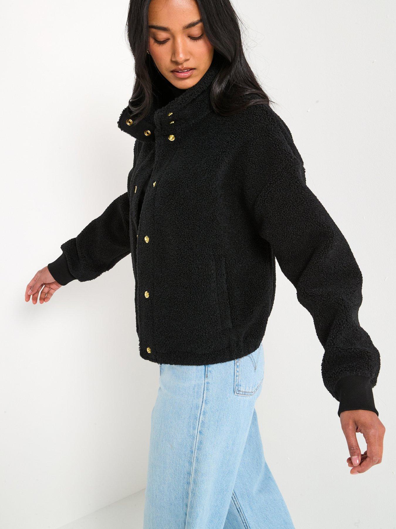 Barbour International Chloe Fleece Jacket - Black
