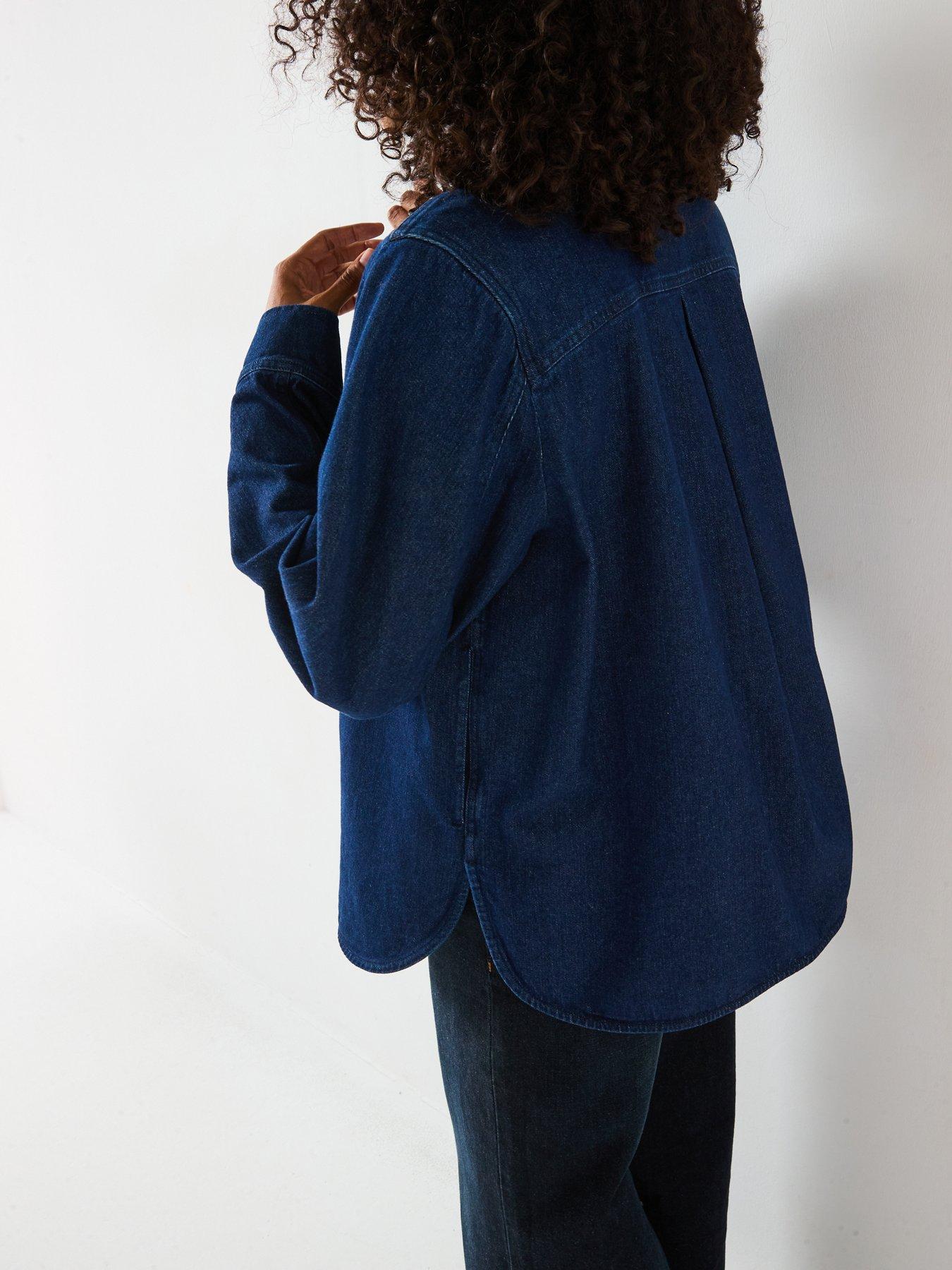 Image 2 of 6 of Barbour Arla Denim Overshirt - Blue