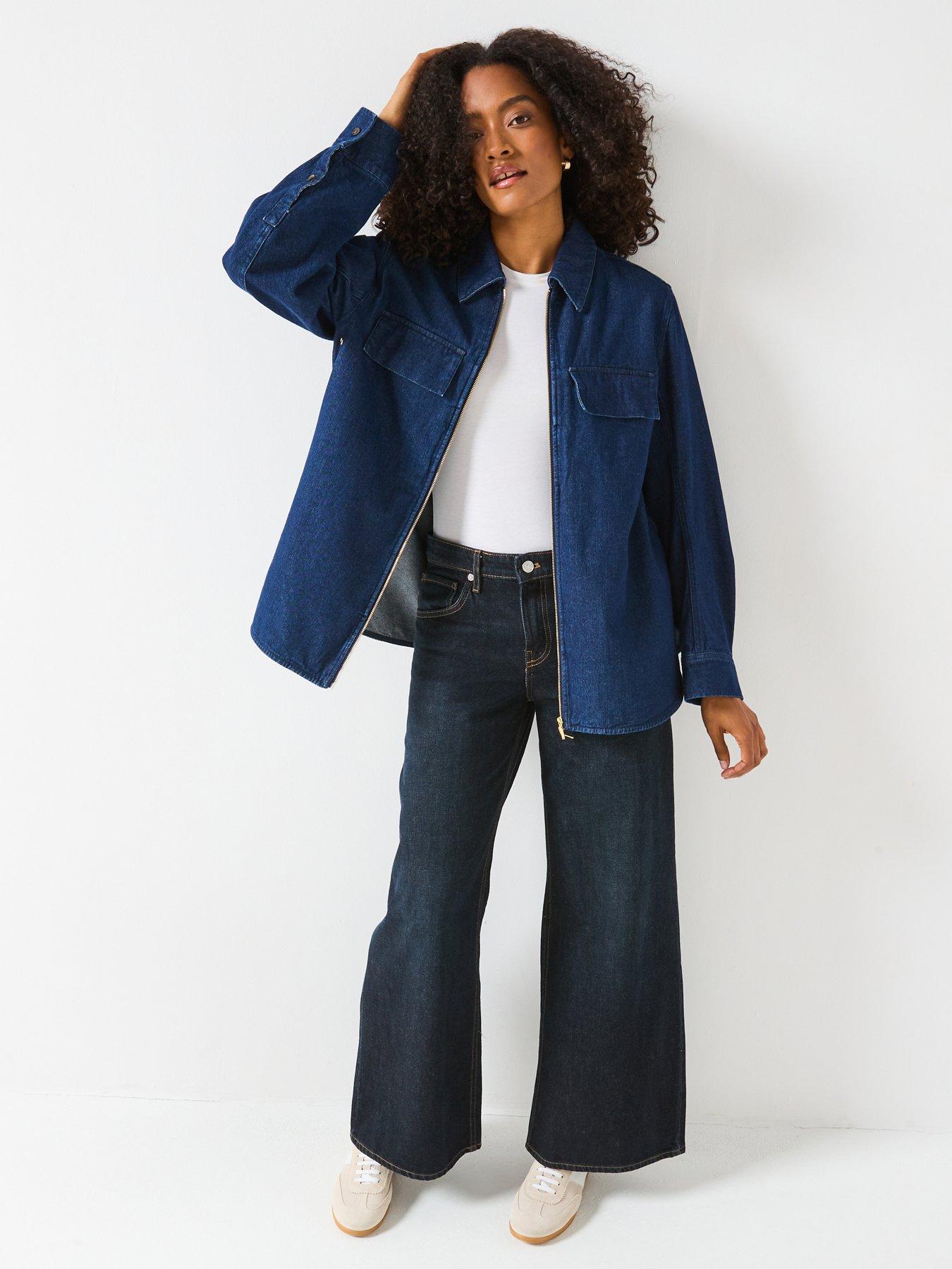 Image 3 of 6 of Barbour Arla Denim Overshirt - Blue