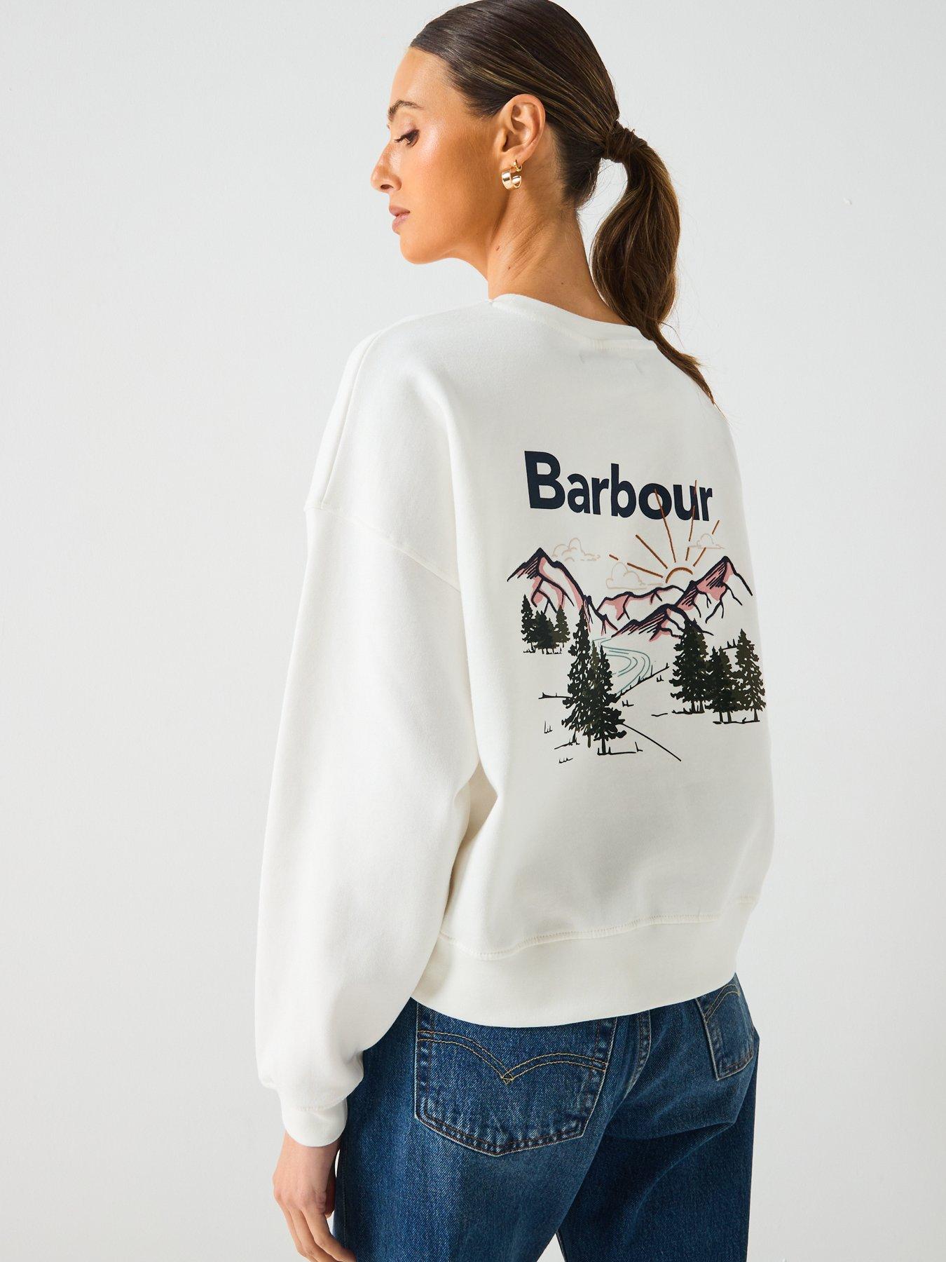 Image 2 of 5 of Barbour Harper Sweatshirt - White