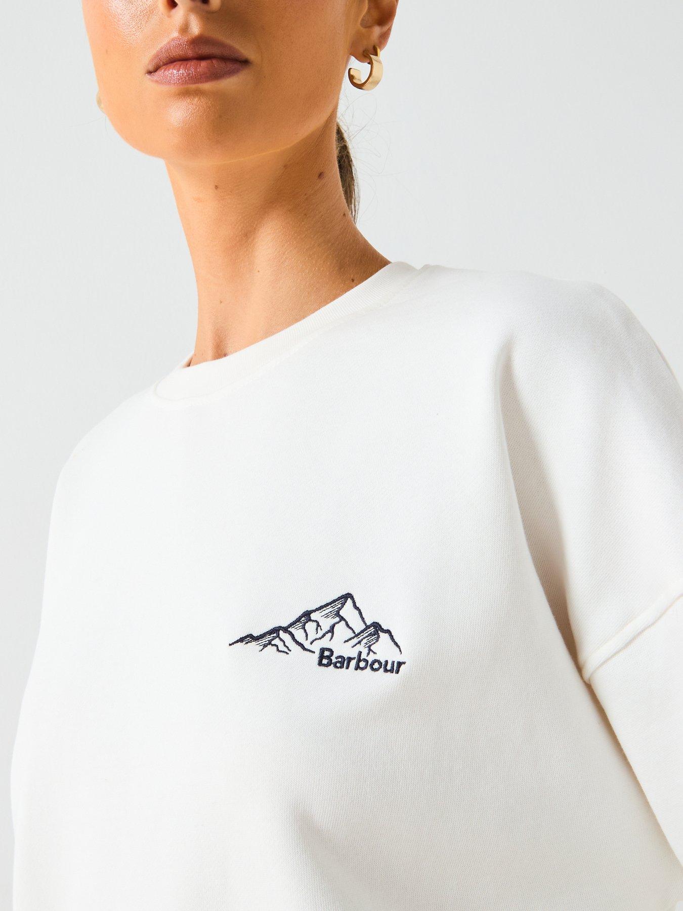 Image 4 of 5 of Barbour Harper Sweatshirt - White