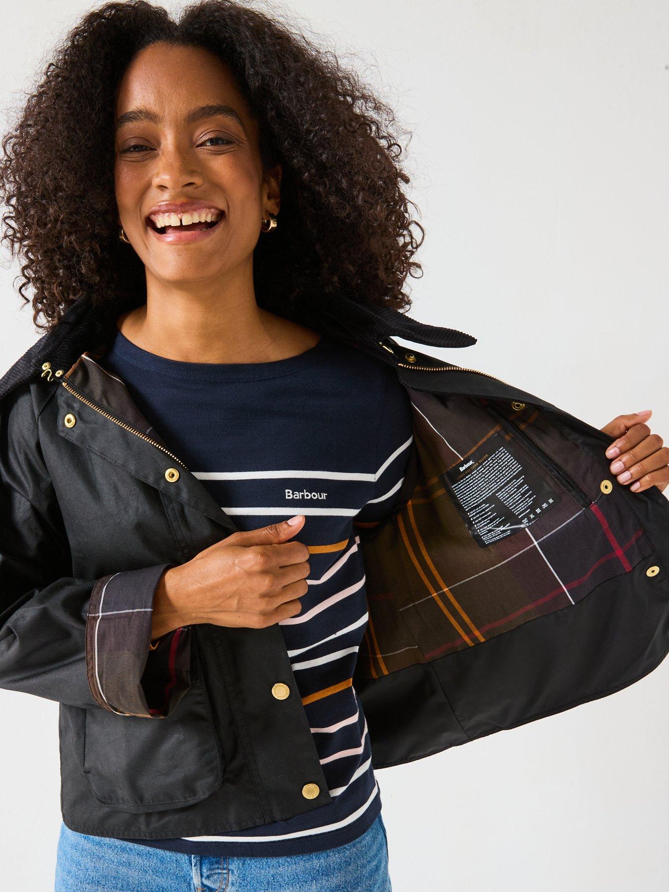 Image 6 of 6 of Barbour Hawkins Stripe Long Sleeve Top - Navy