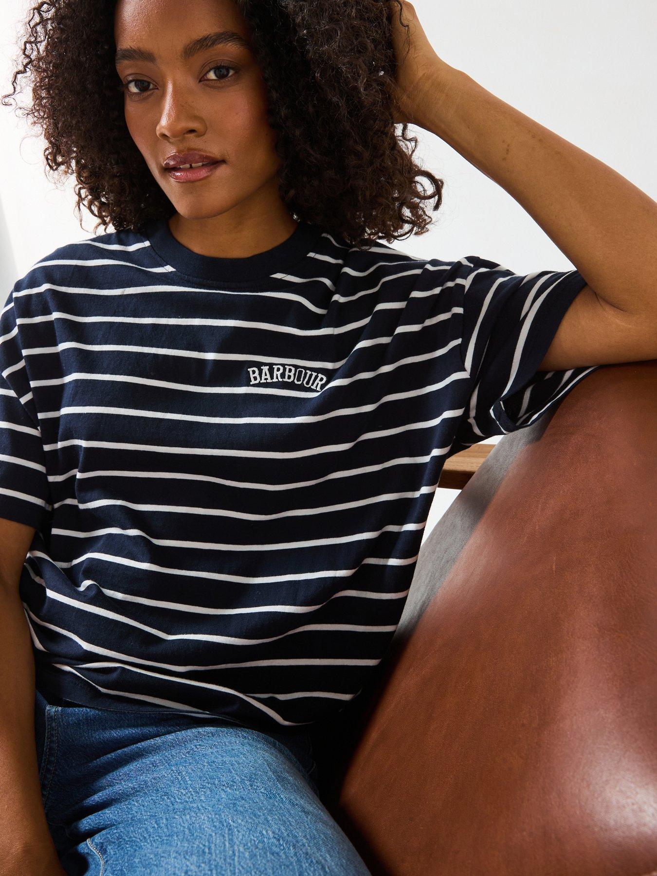 Barbour Faye Top - Navy