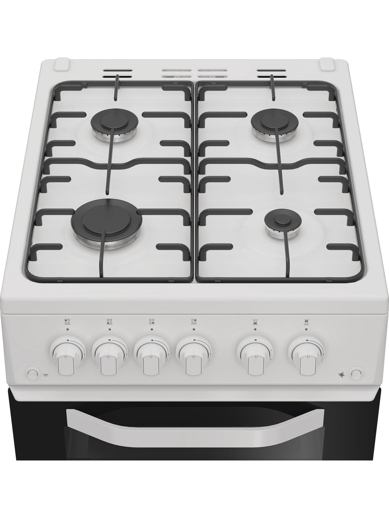 Image 5 of 6 of Hotpoint HTG5GCW 50cm Gas Twin Cooker - White