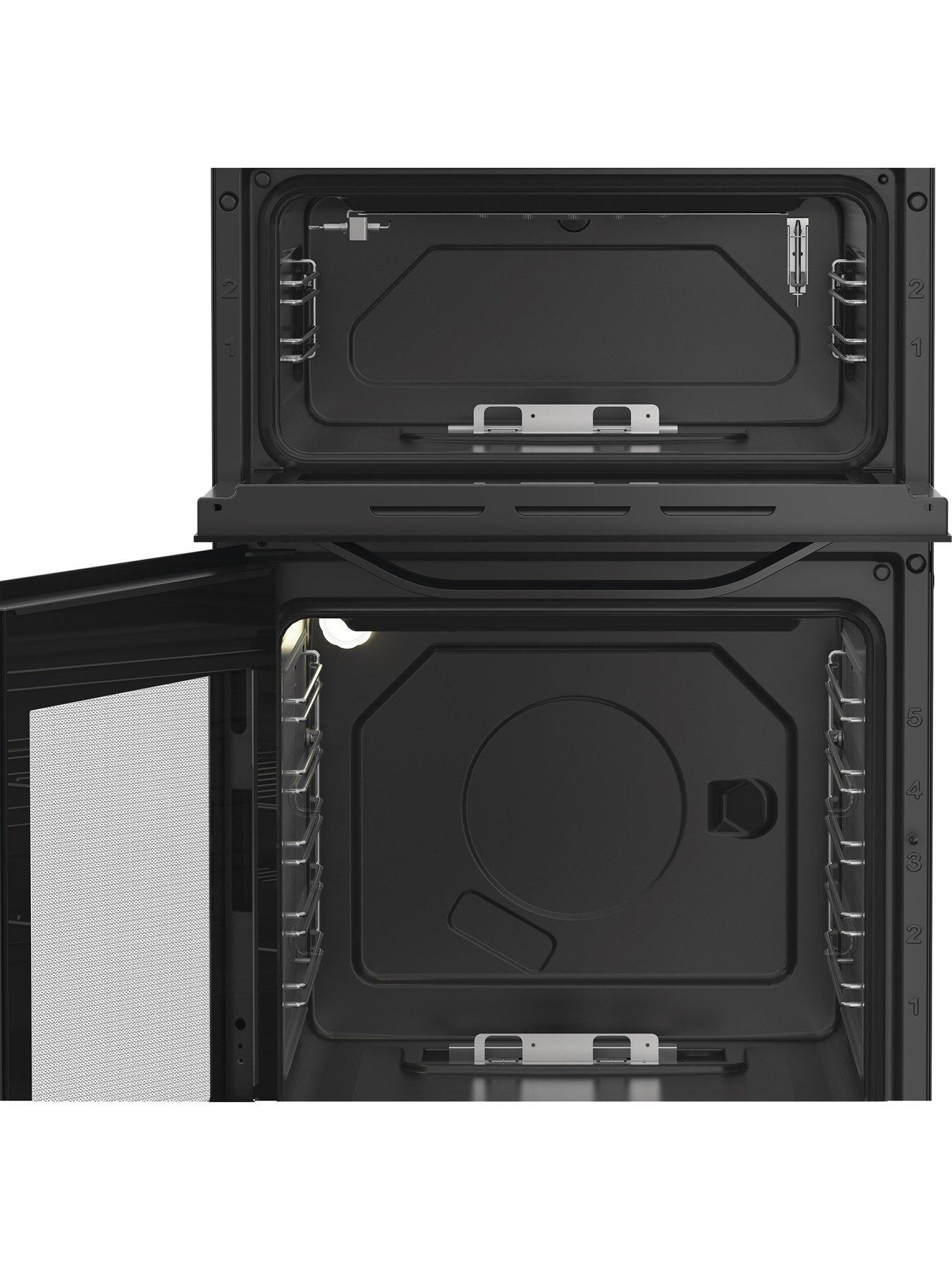 Image 4 of 6 of Hotpoint HDG5GCB 50cm Gas Double Cooker - Black