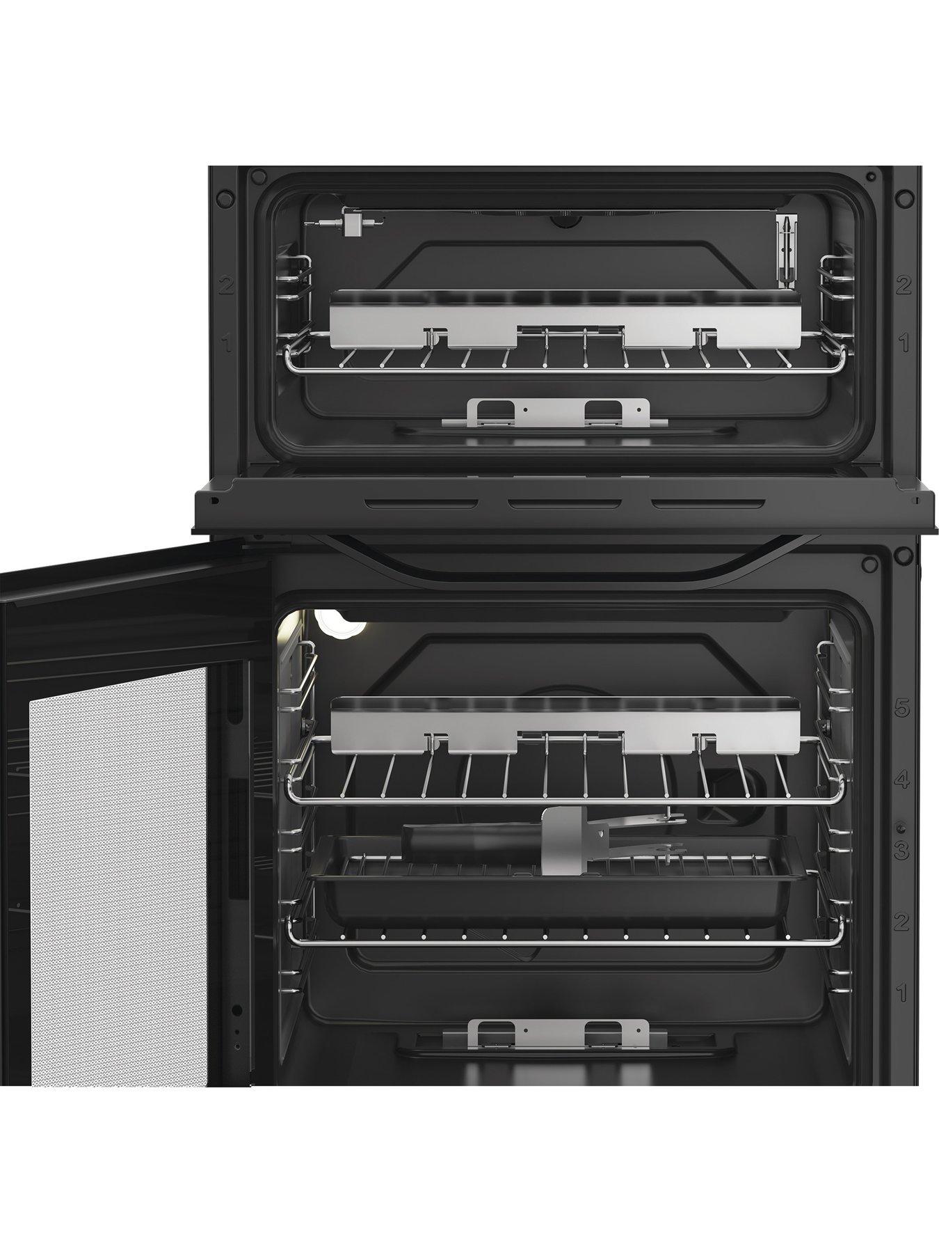 Image 6 of 6 of Hotpoint HDG5GCB 50cm Gas Double Cooker - Black