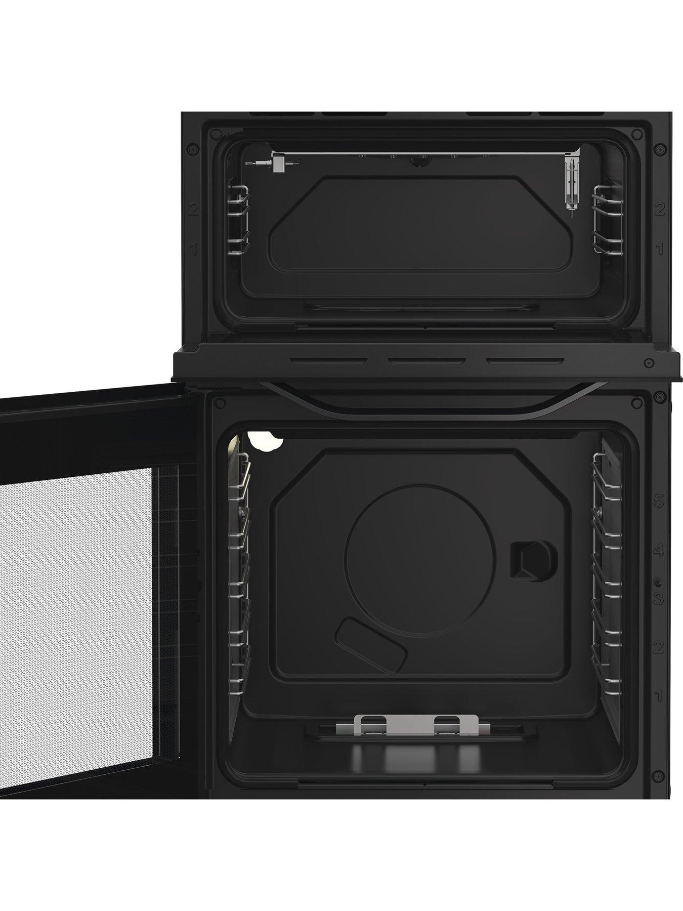 Image 4 of 6 of Hotpoint HTG5GCB 50cm Gas Twin Cooker - Black