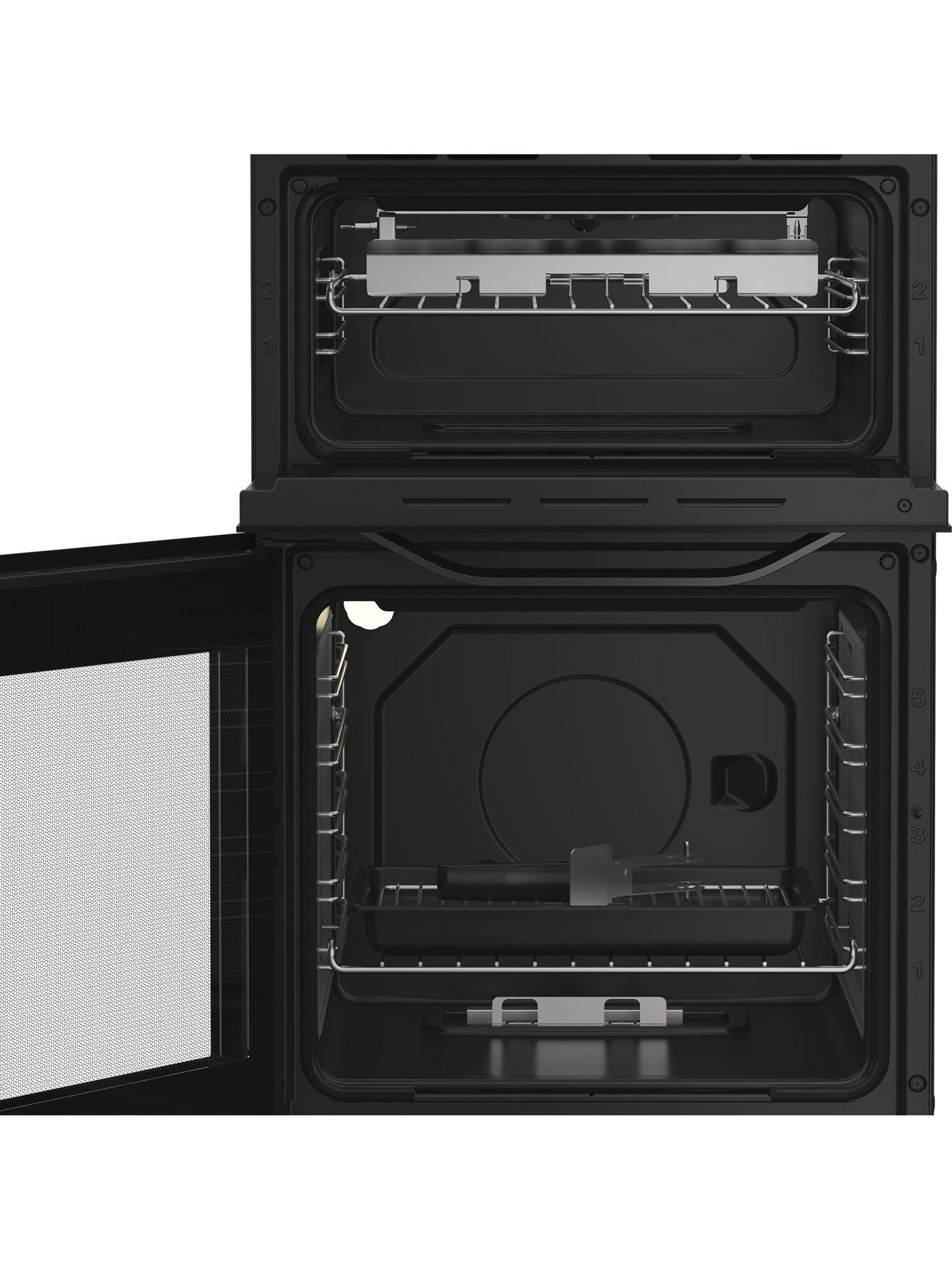 Image 6 of 6 of Hotpoint HTG5GCB 50cm Gas Twin Cooker - Black
