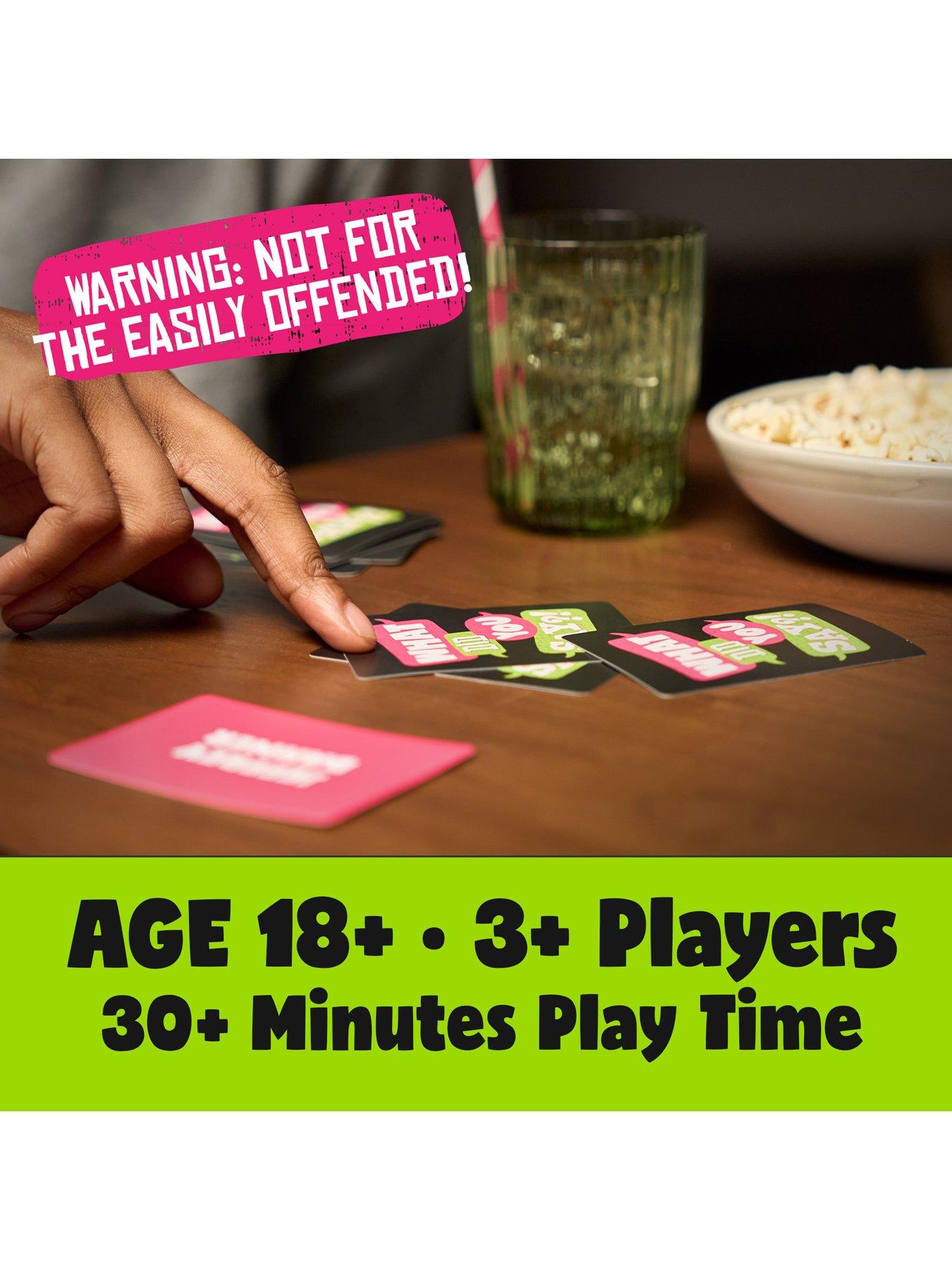  image of original-games-what-did-you-saynbspfunnbspparty-game-for-adultsnbspage-18-yrs