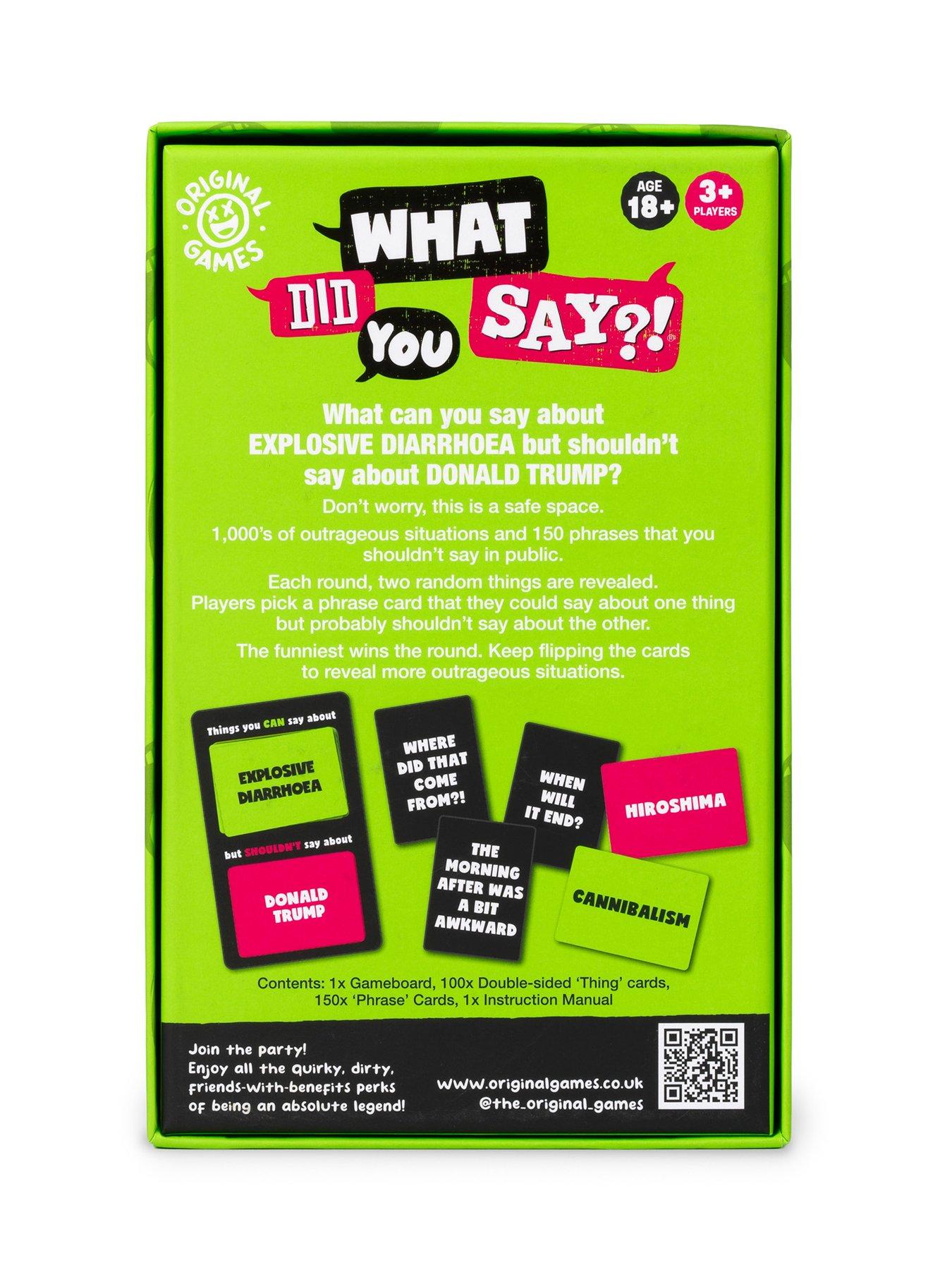 Image 7 of 7 of Original Games  - What Did You Say (Age: 18+ yrs)
