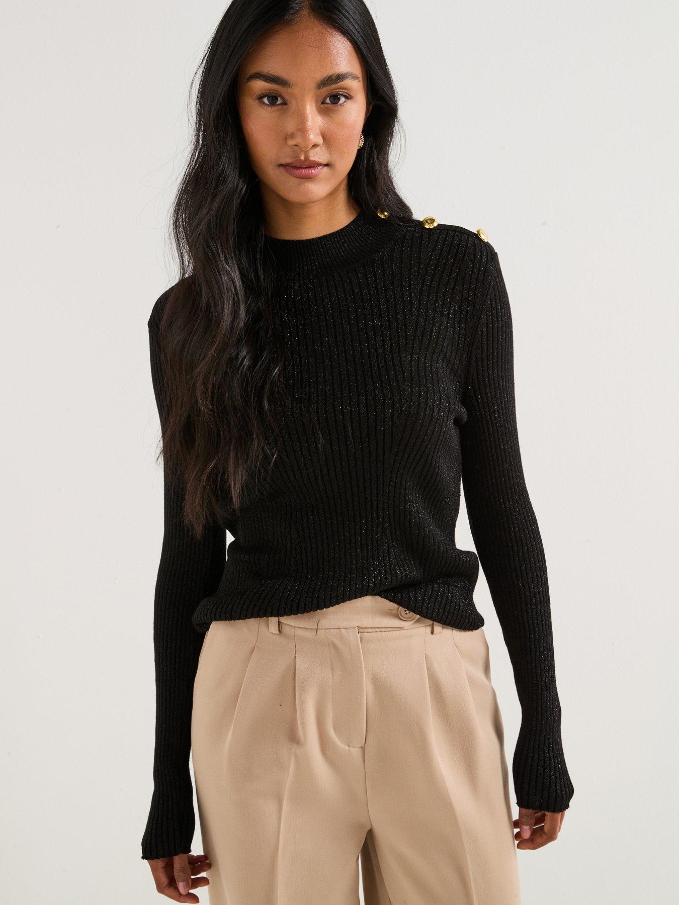 Barbour International Stella Knitted Jumper - Black